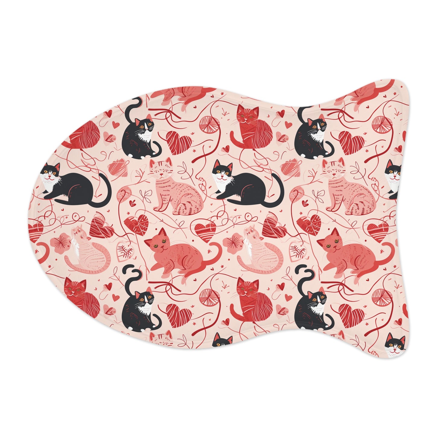 Cute Cat Design Pet Feeding Mats, Animal Lover Gifts, Dog Bowl Mat, Cat Food Dish, Pet Accessories for Home Decor