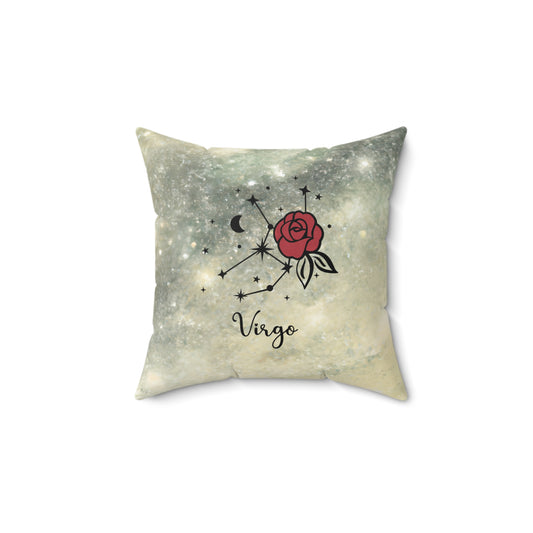 Celestial Zodiac Virgo Pillow, Astrology Decor, Cosmic Cushion, Astrology Gift, Horoscope Home Decor
