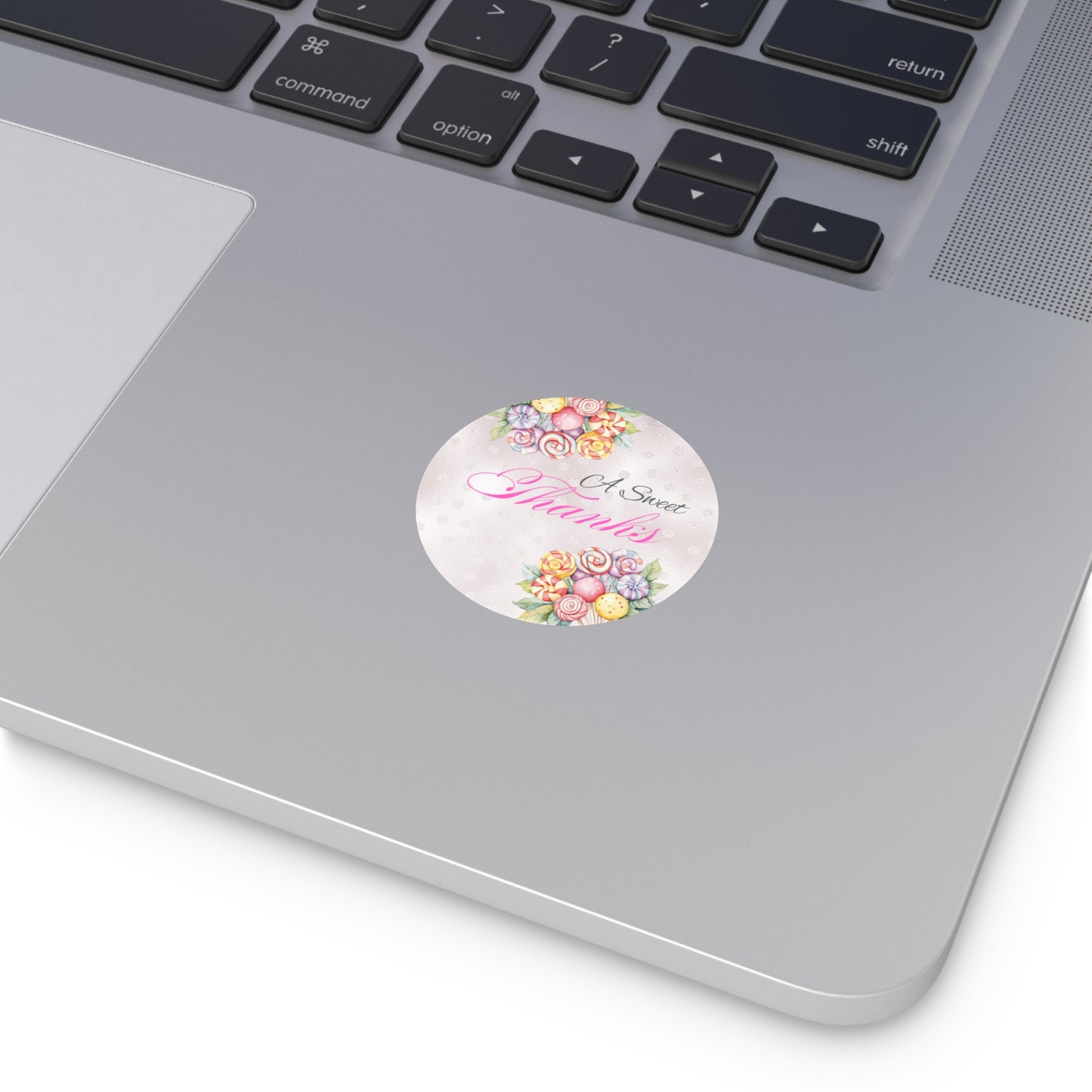 Sample Wedding Favor Stickers, Custom Thank You Stickers, Floral Vinyl Stickers for Events, Bridal Shower Decor, Personal Touch for Parties