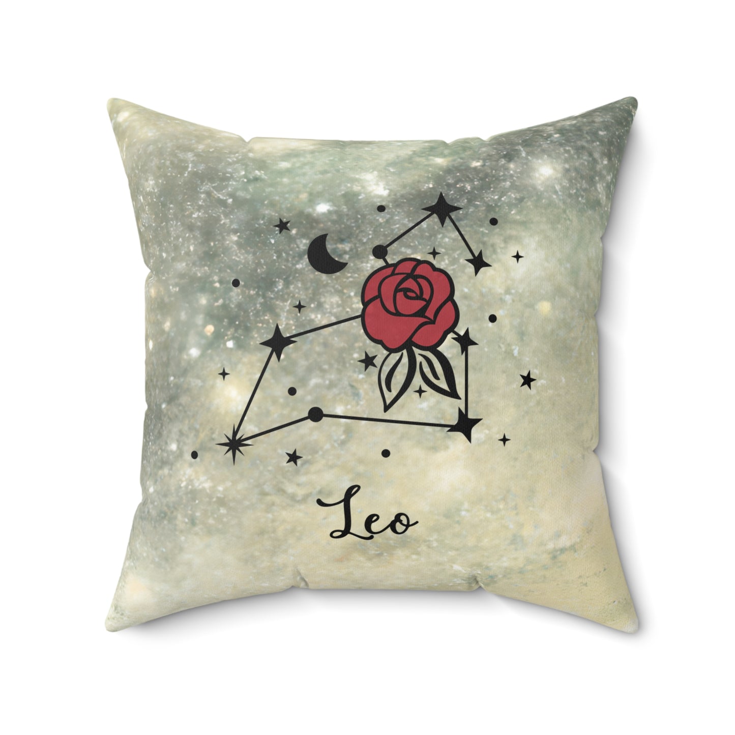 Leo Zodiac Constellation Pillow, Astrology Decor, Star Sign Gift, Home Accent, Birthday Gift, Unique Zodiac Throw Pillow