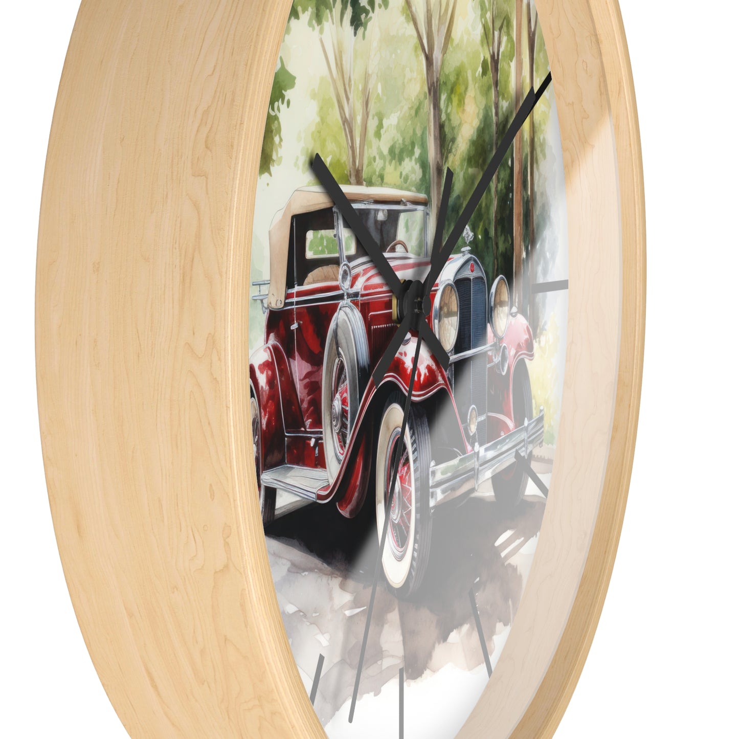 Classic Car Wall Clock - Vintage Automotive Home Office Decor