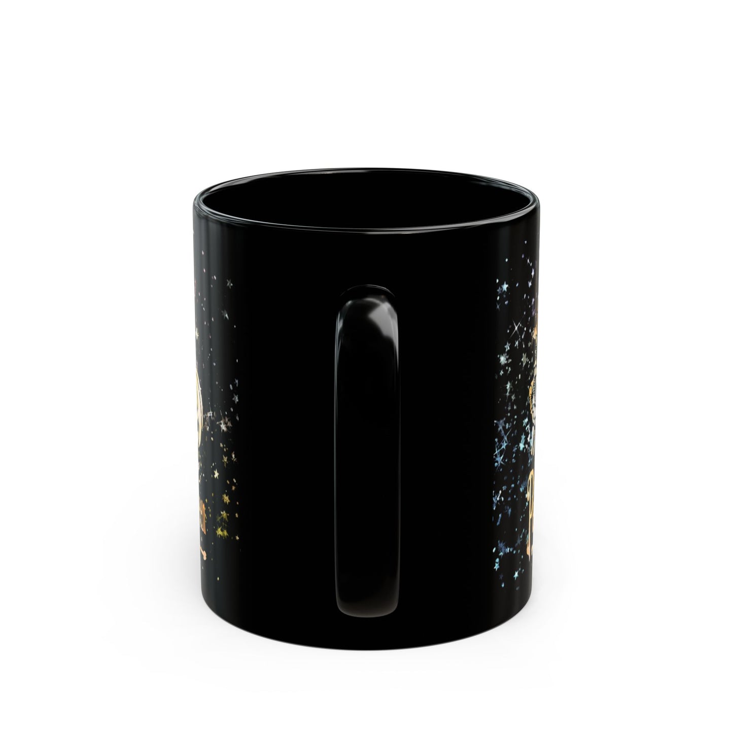 Halloween-Themed Black Mug | Peace Love Halloween Design, Spooky Coffee Cup, Fall Gift, Haunted House Decor, October Celebration