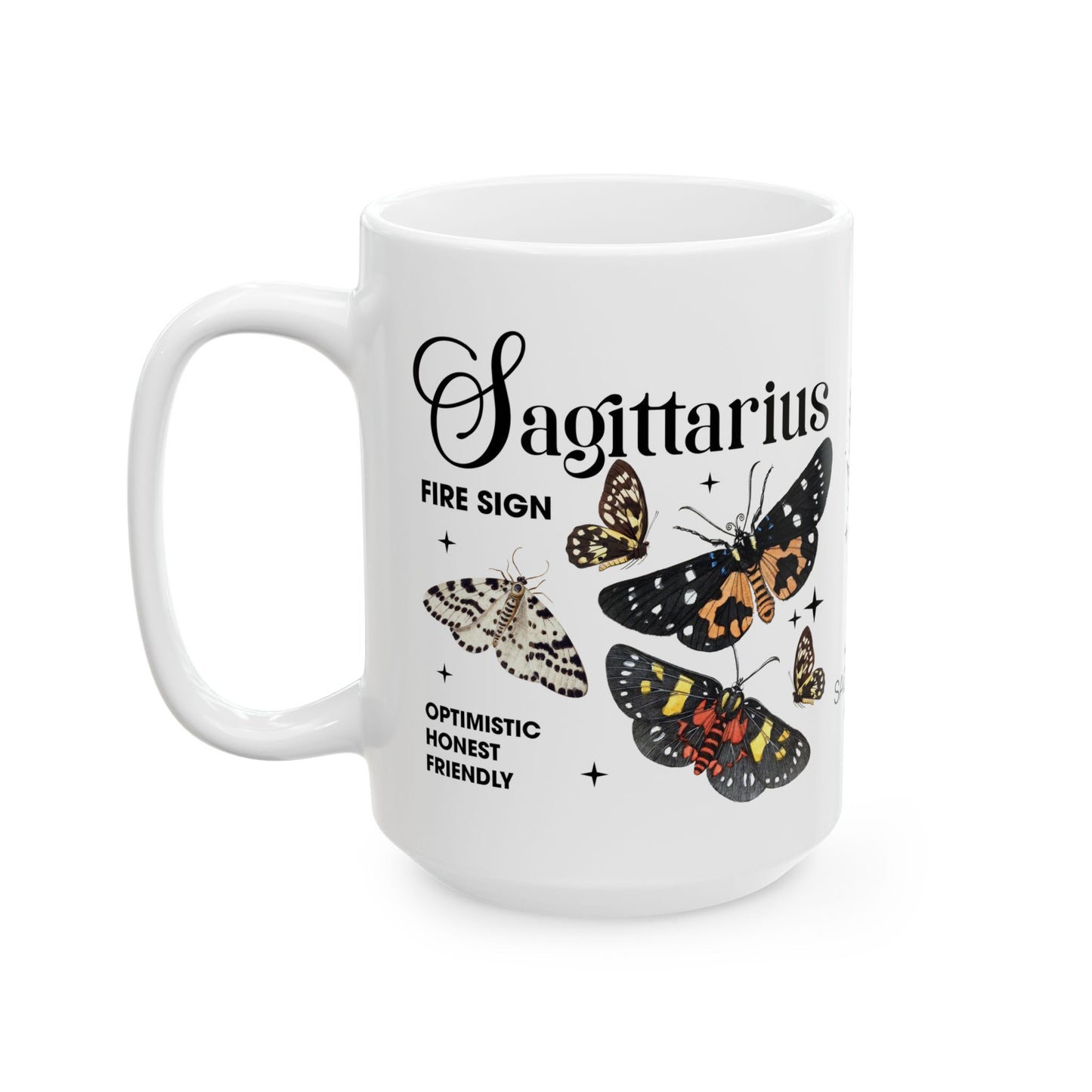 Sagittarius Zodiac Ceramic Mug - Astrology Gifts for Astrology Lovers - 11oz & 15oz Sizes