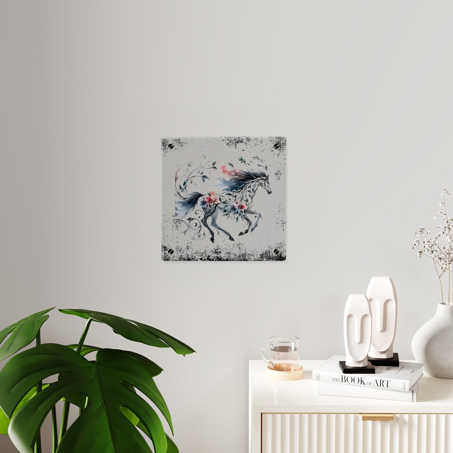 Celestial Horse Acrylic Wall Art Panel - Ethereal Home Decor