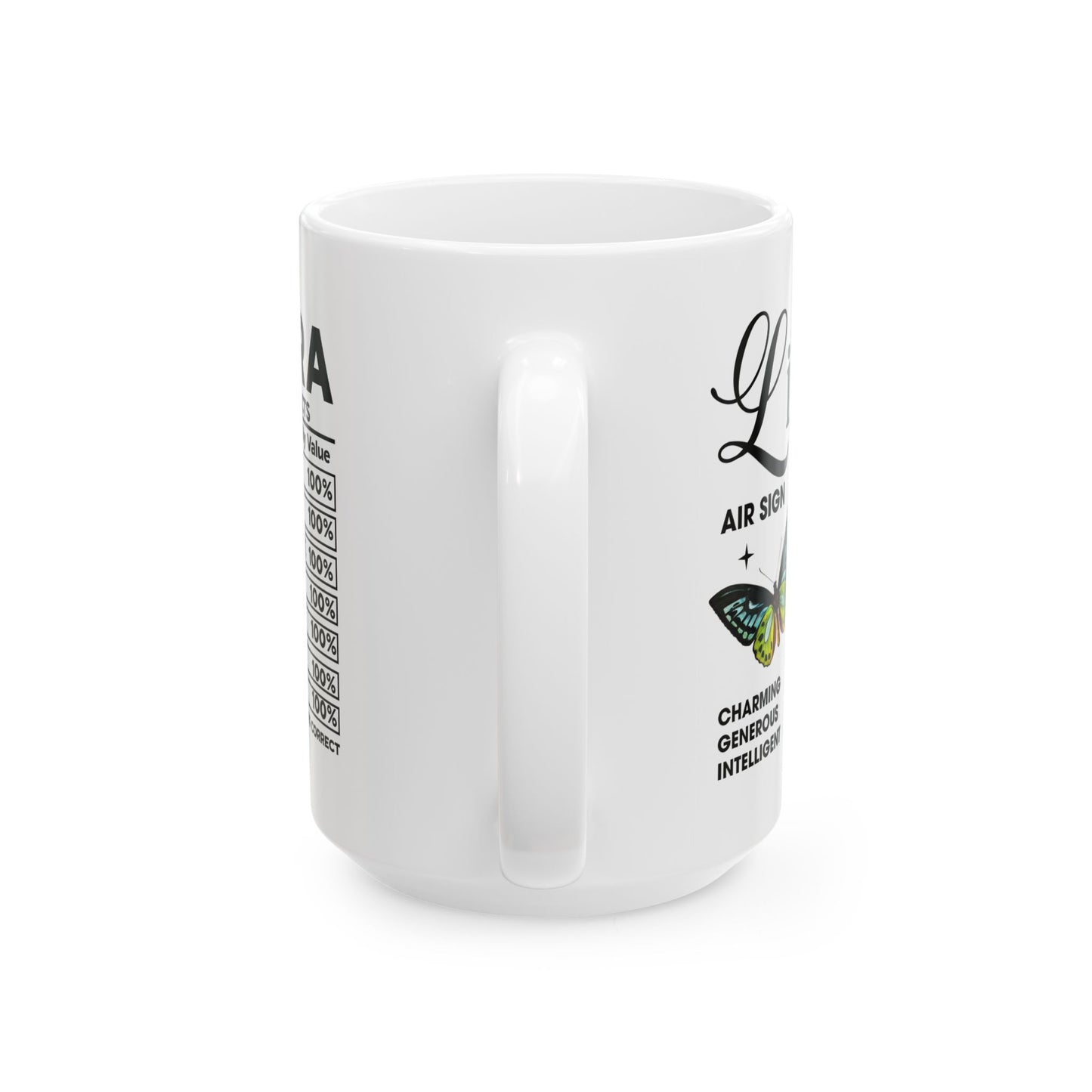 Libra Zodiac Ceramic Mug | 11oz & 15oz | Astrology Gifts for Libra Lovers
