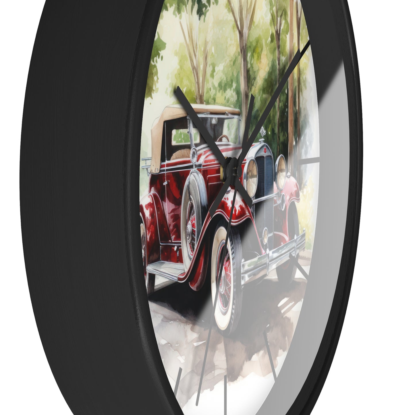 Classic Car Wall Clock - Vintage Automotive Home Office Decor