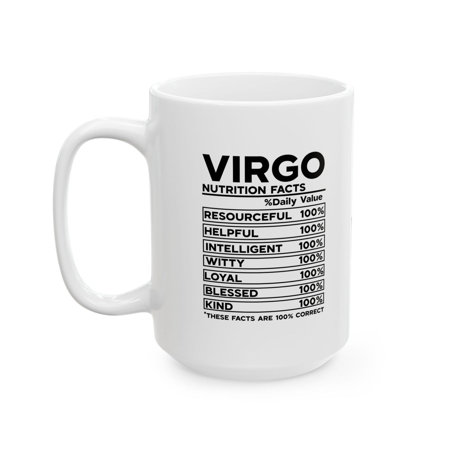 Personalized Virgo Zodiac Ceramic Mug - 11oz & 15oz