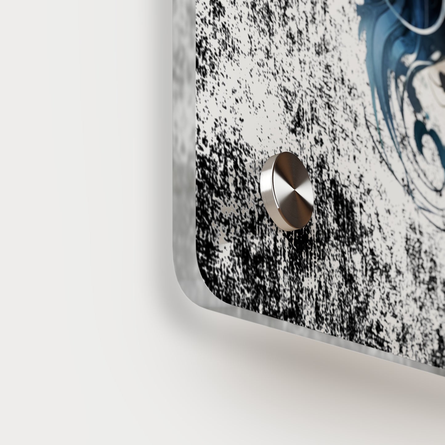 Vibrant Floral Horse Acrylic Wall Art Panel - Home Decor