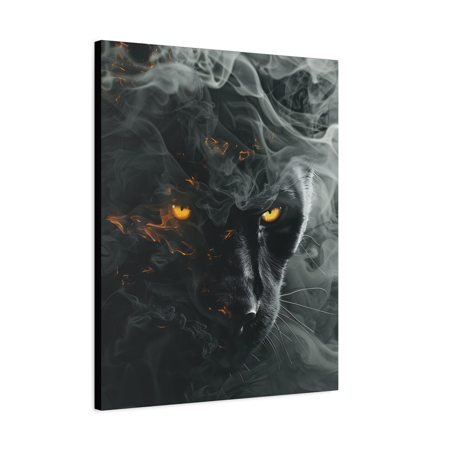 Mystical Panther Canvas Wall Art - 1.25" Stretched Wall Decor
