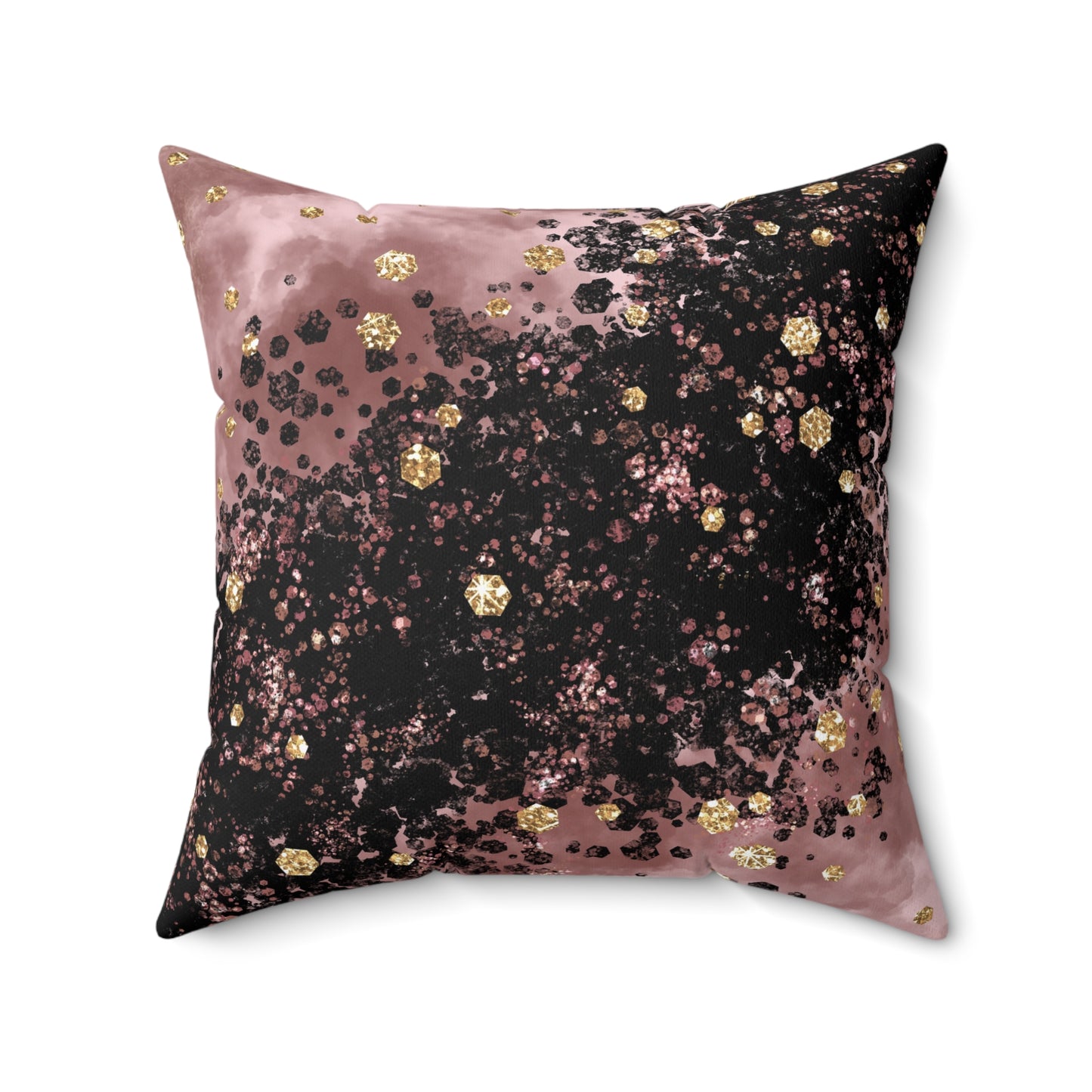 Decorative Spun Polyester Square Pillow, Stylish Pillow for Home or Office, Beautiful Accent for Any Room for Everyday for Anyone