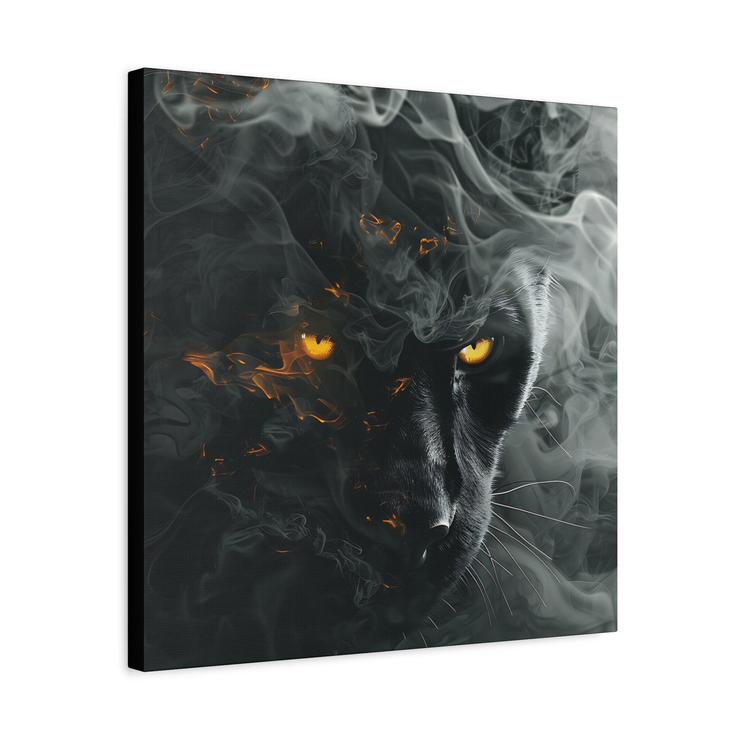 Mystical Panther Canvas Wall Art - 1.25" Stretched Wall Decor