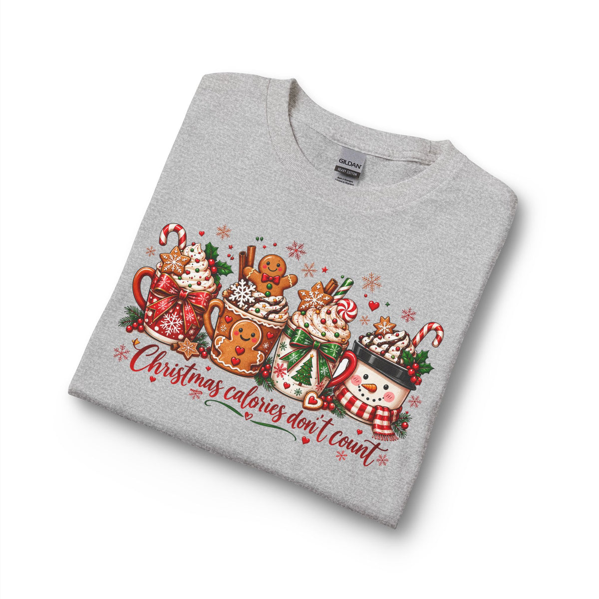 Christmas Cheer Long Sleeve T-Shirt – Festive Holiday Candy Cane Design