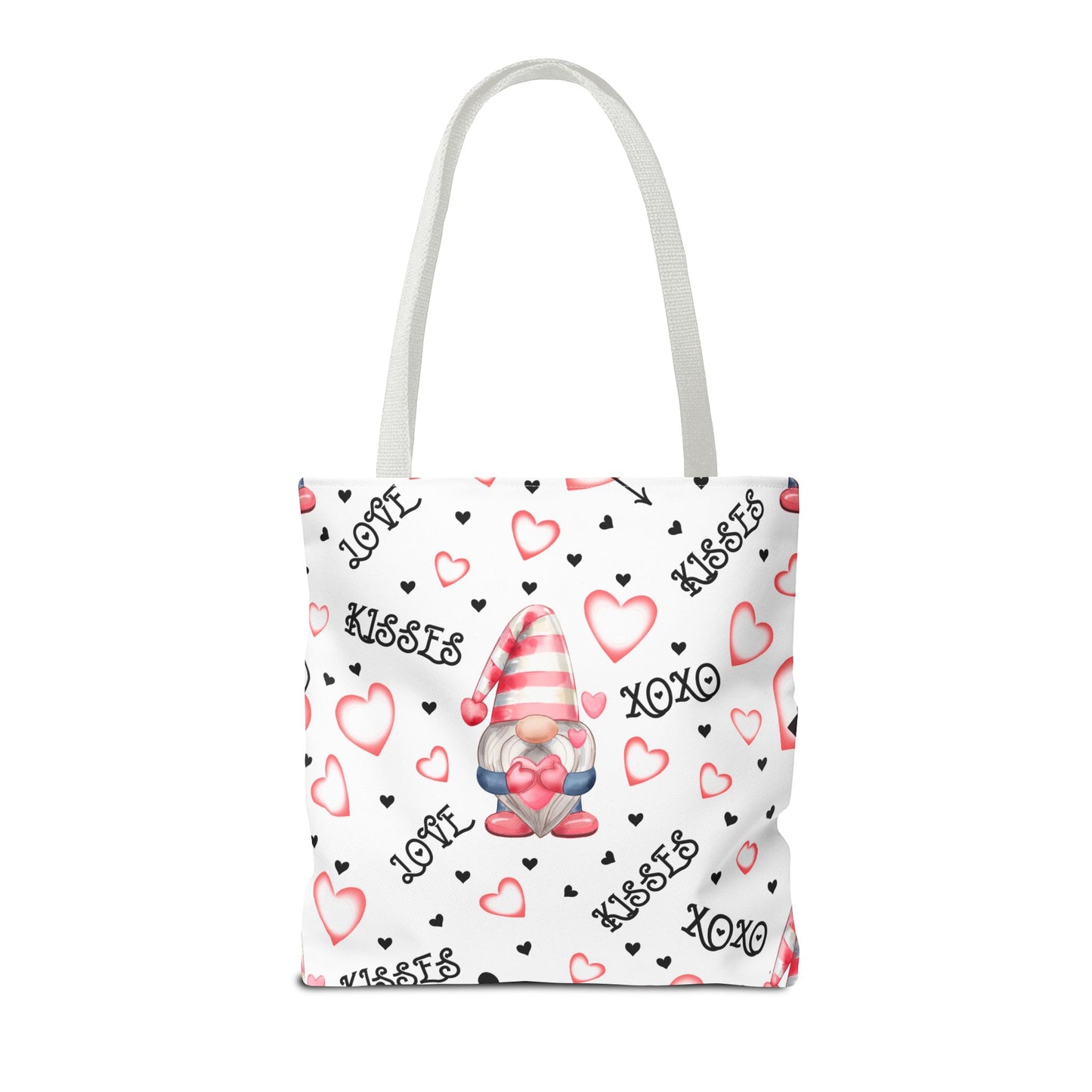 Romantic Love Gnome Tote Bag - Whimsical Valentine Gift for Gnome Lovers