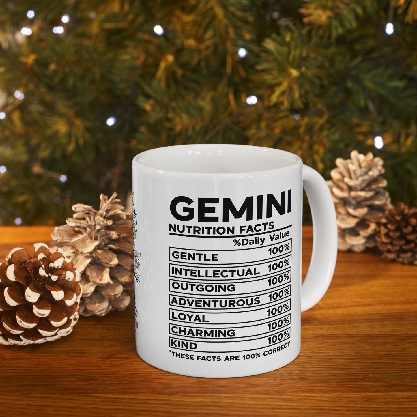 Gemini Zodiac Ceramic Mug – 11oz & 15oz – Astrology Gift for Star Sign Lovers