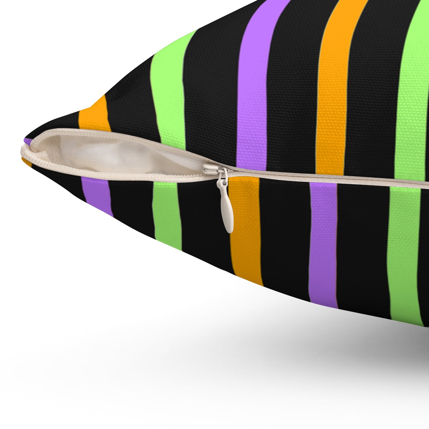 Halloween Theme Decorative Festive Spun Polyester Square Pillow, Home or Office Decor, Beautiful Accent for Any Room, For Everyday or Any Occasion