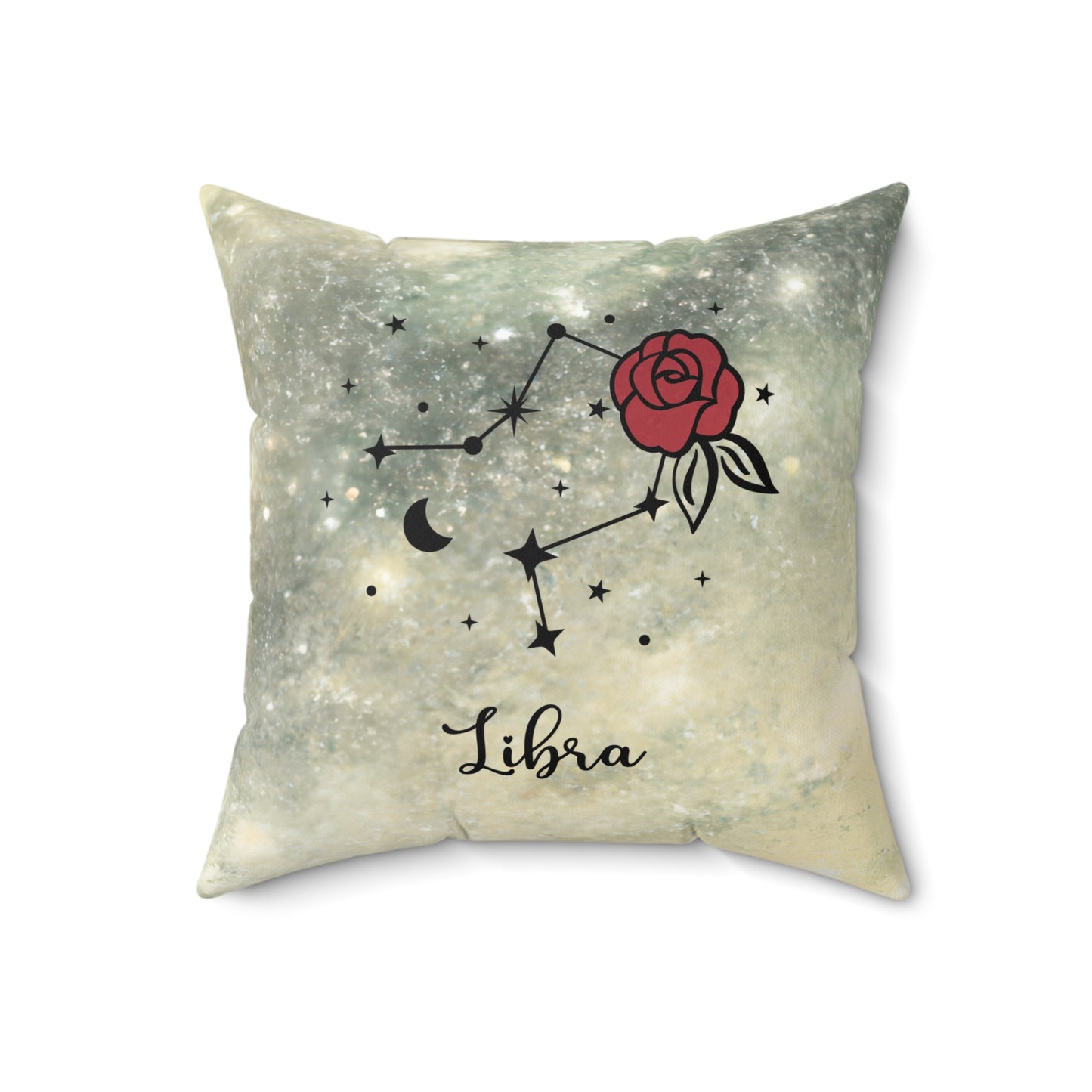 Libra Zodiac Throw Pillow, Astrological Home Decor, Star Sign Cushion, Gift for Astrology Lovers, Celestial Decor