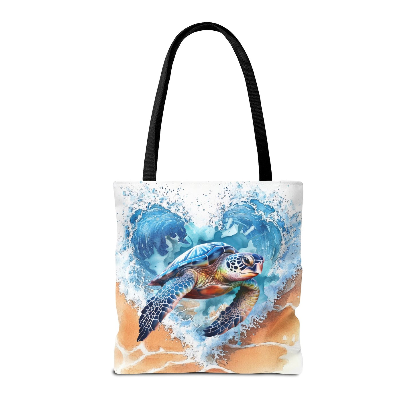 Ocean Turtle Tote Bag - Eco-Friendly, Beach Vibes, Summer Gift, Sea Life Accessory, Environmental Awareness