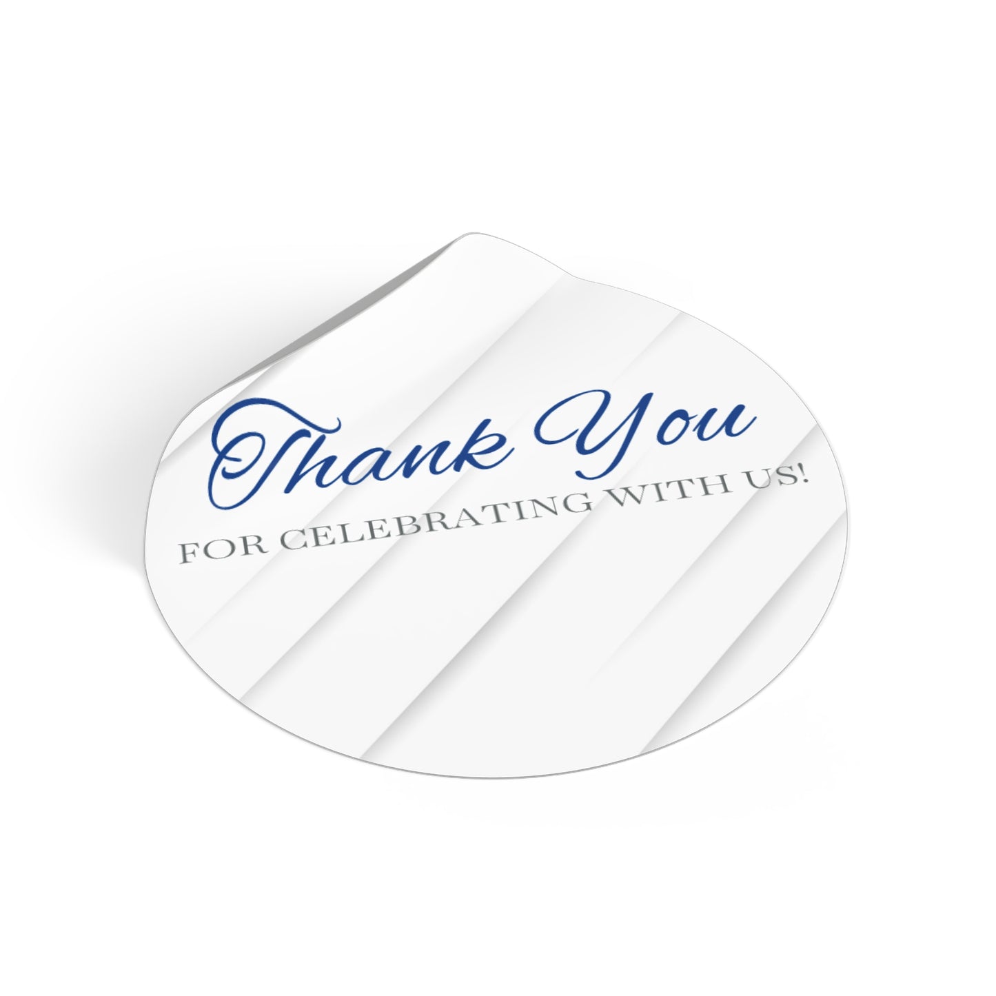 Elegant Thank You Custom Stickers for Weddings, Party Favors, Bridal Showers, Custom Labels, Celebration Decal, Personalized Gifts