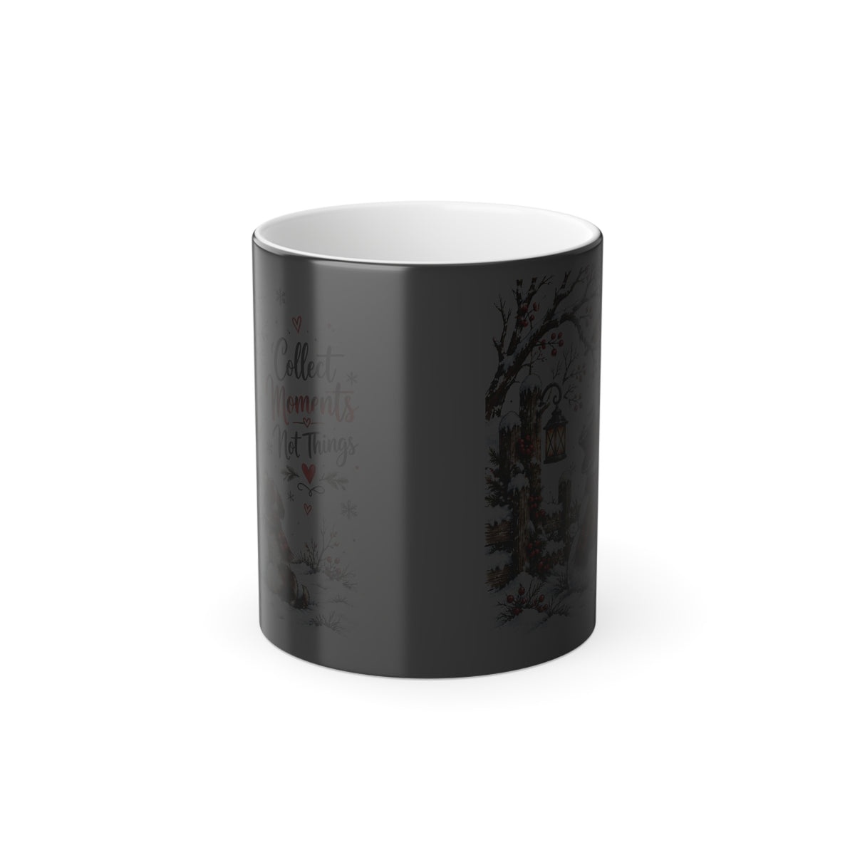 Collect Moments Not Things Winter Woodland Color-Changing Mug