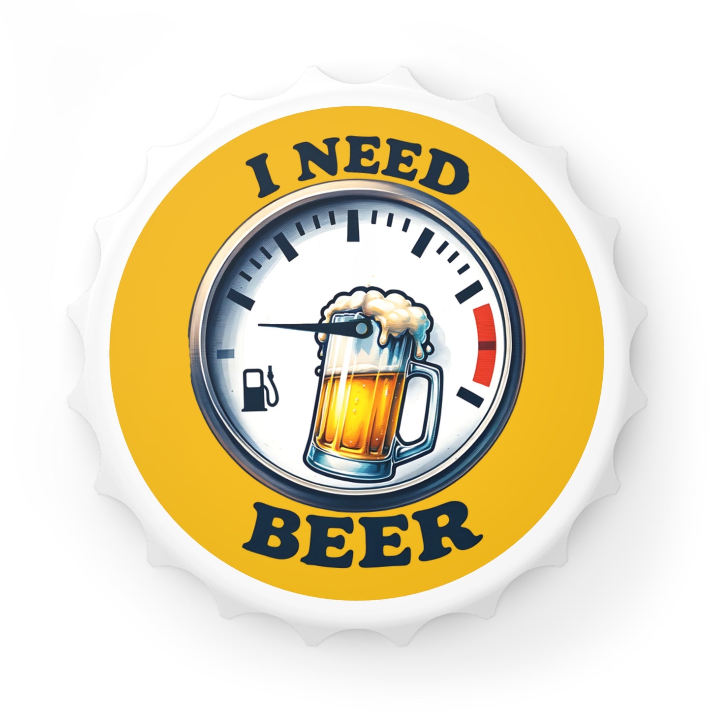 I Need Beer Bottle Opener - Vintage Cap Catcher for Bar & Home