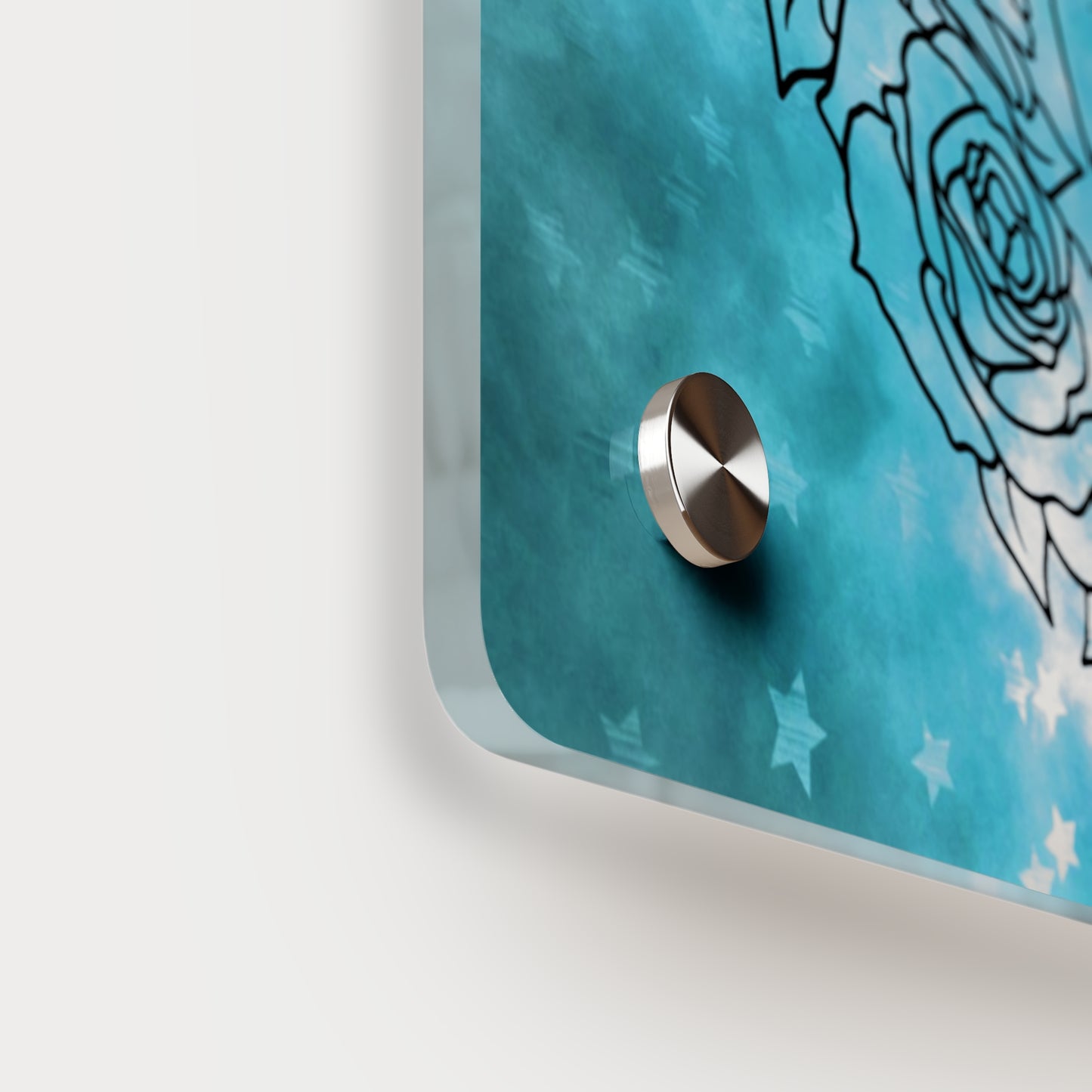 Starry Love You To The Moon And Back Acrylic Wall Art Panel, Beautiful Decor for Any Room, Accent for Any Room, Great Gift Idea for Any Occasion