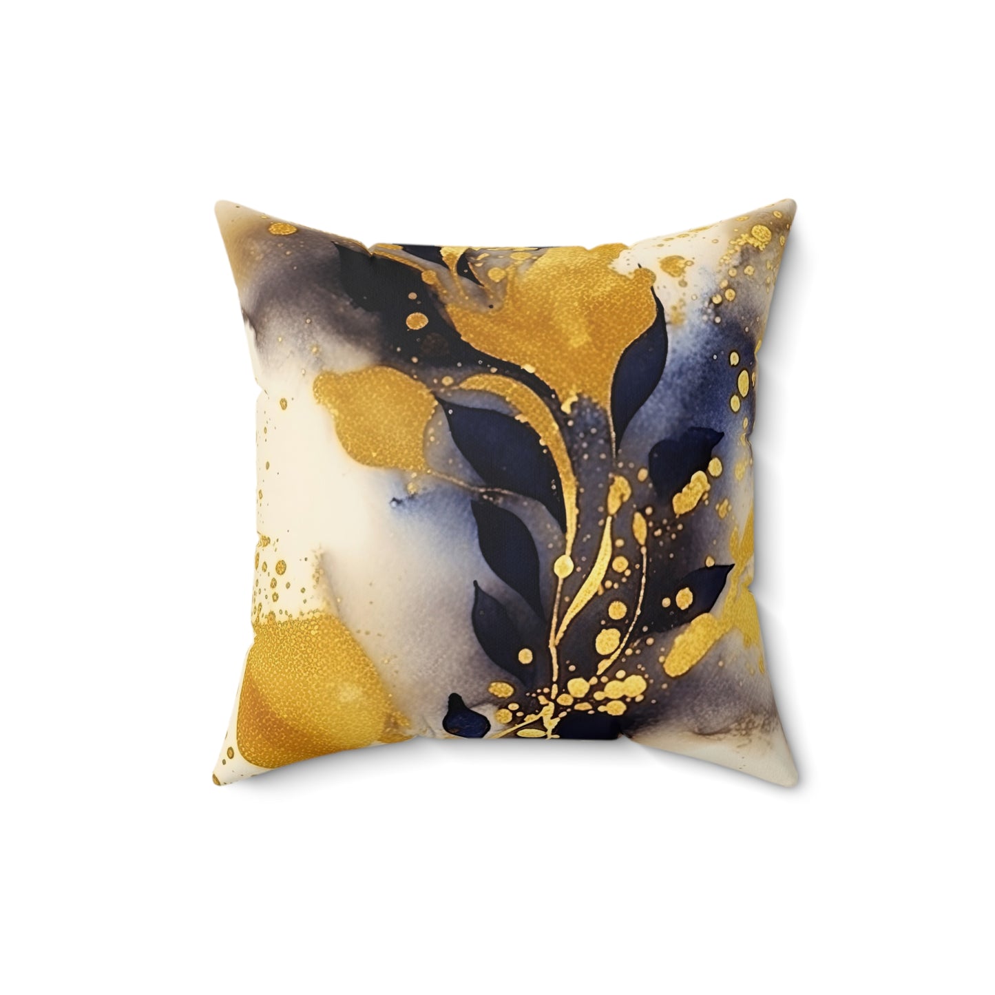 Decorative Spun Polyester Square Pillow, Home or Office Decor, Beautiful Accent for Any Room, Stylish for Everyday for Anyone