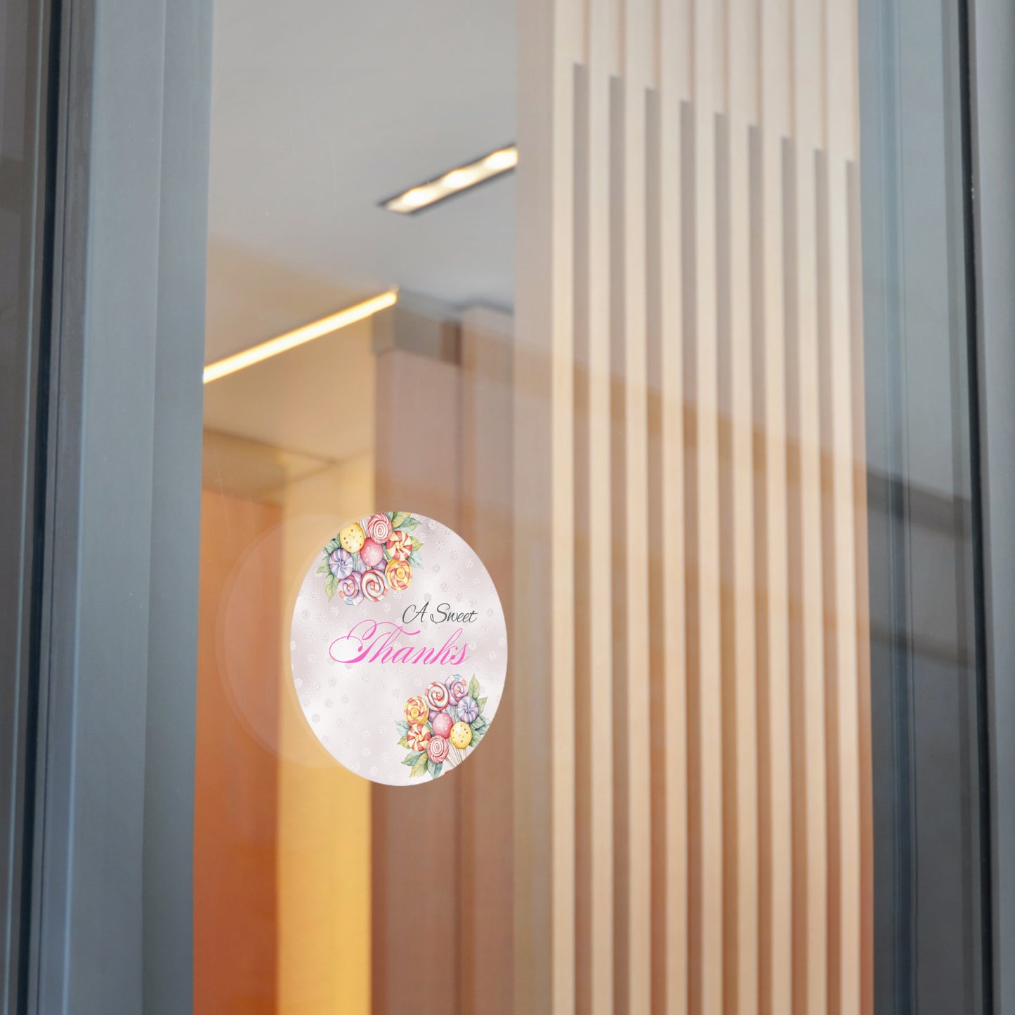 Sample Wedding Favor Stickers, Custom Thank You Stickers, Floral Vinyl Stickers for Events, Bridal Shower Decor, Personal Touch for Parties