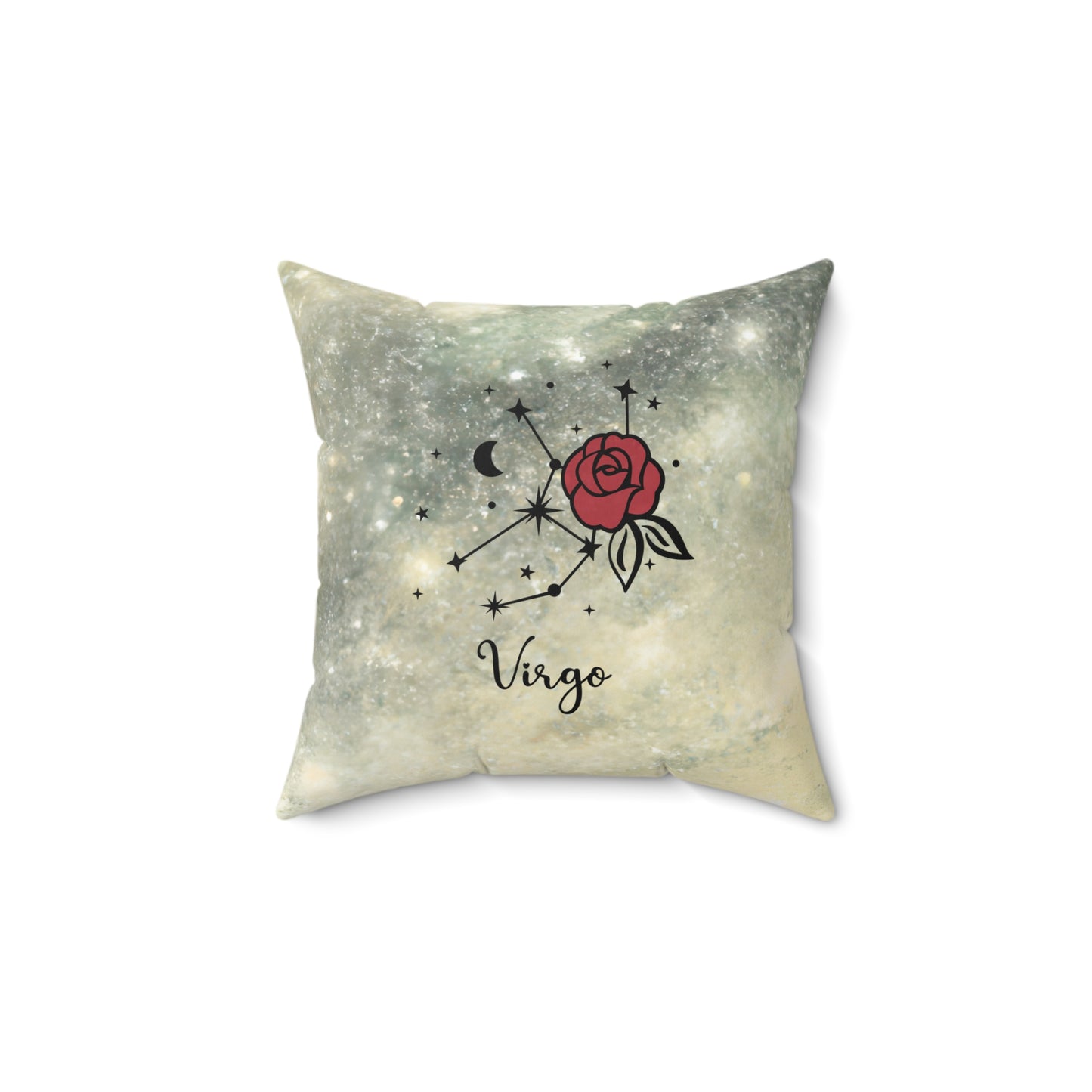 Celestial Zodiac Virgo Pillow, Astrology Decor, Cosmic Cushion, Astrology Gift, Horoscope Home Decor