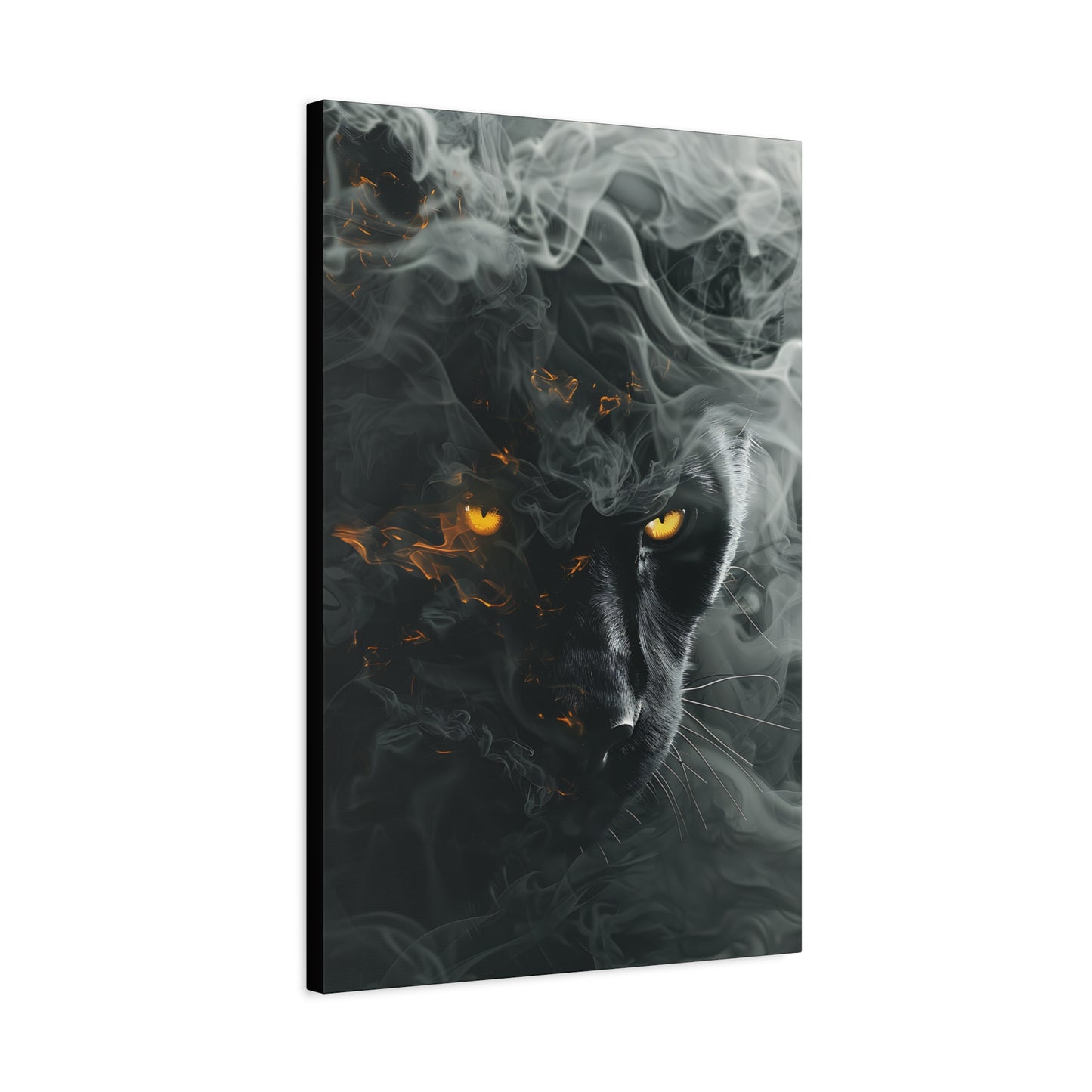 Mystical Panther Canvas Wall Art - 1.25" Stretched Wall Decor