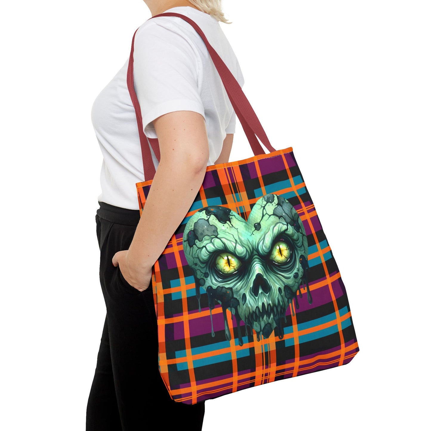 Fashionable Halloween Theme Tote Bag - Stylish Everyday Festive Halloween Lovers Gift