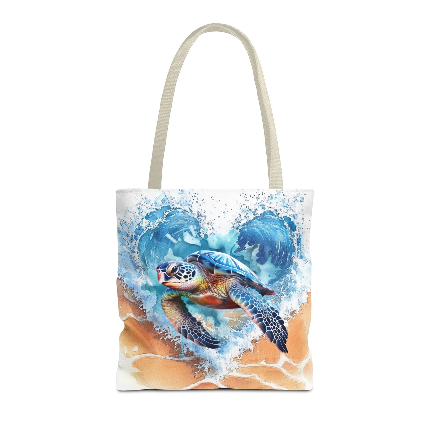 Ocean Turtle Tote Bag - Eco-Friendly, Beach Vibes, Summer Gift, Sea Life Accessory, Environmental Awareness