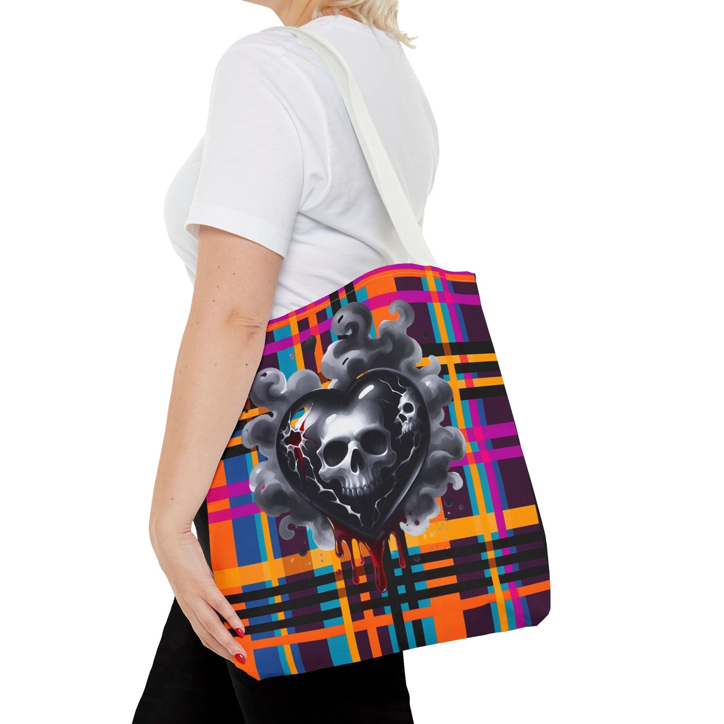 Fashionable Halloween Theme Tote Bag - Stylish Design for Everyday Festive Gift