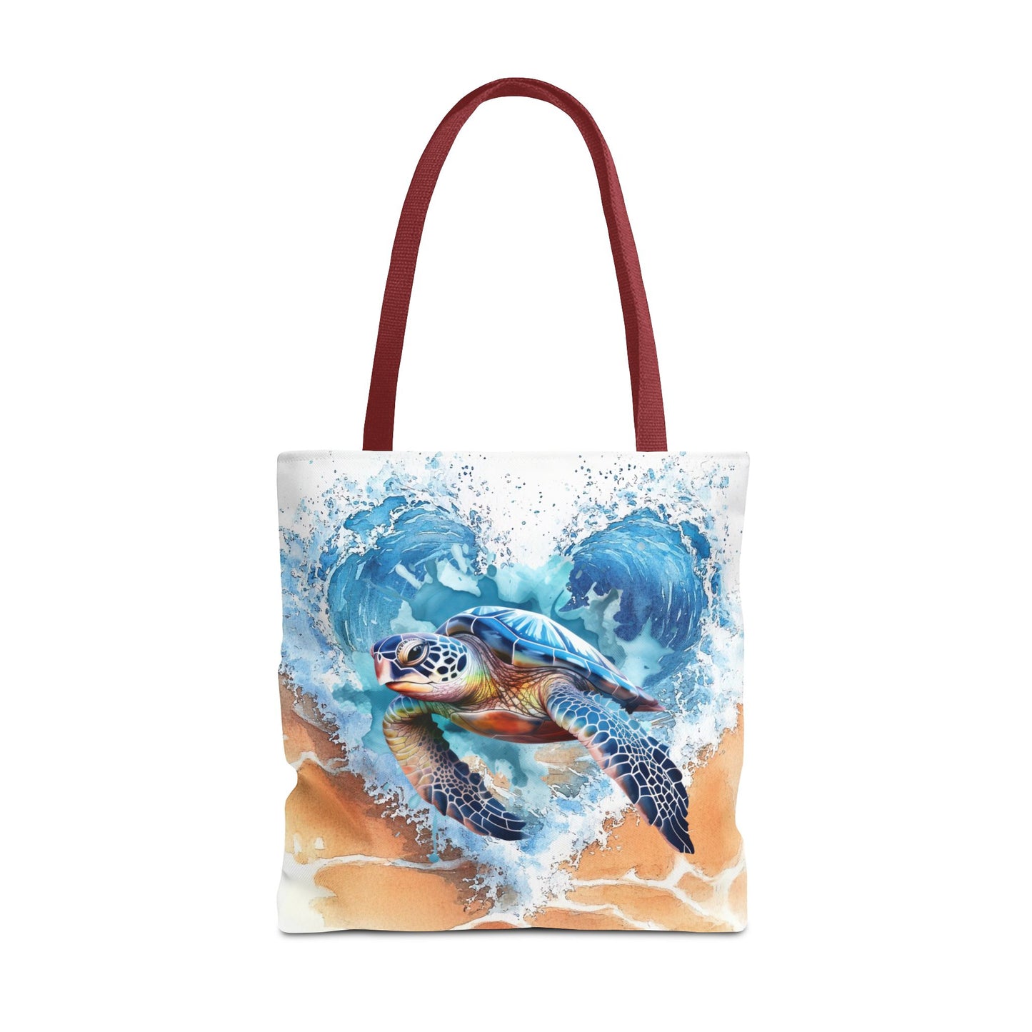 Ocean Turtle Tote Bag - Eco-Friendly, Beach Vibes, Summer Gift, Sea Life Accessory, Environmental Awareness
