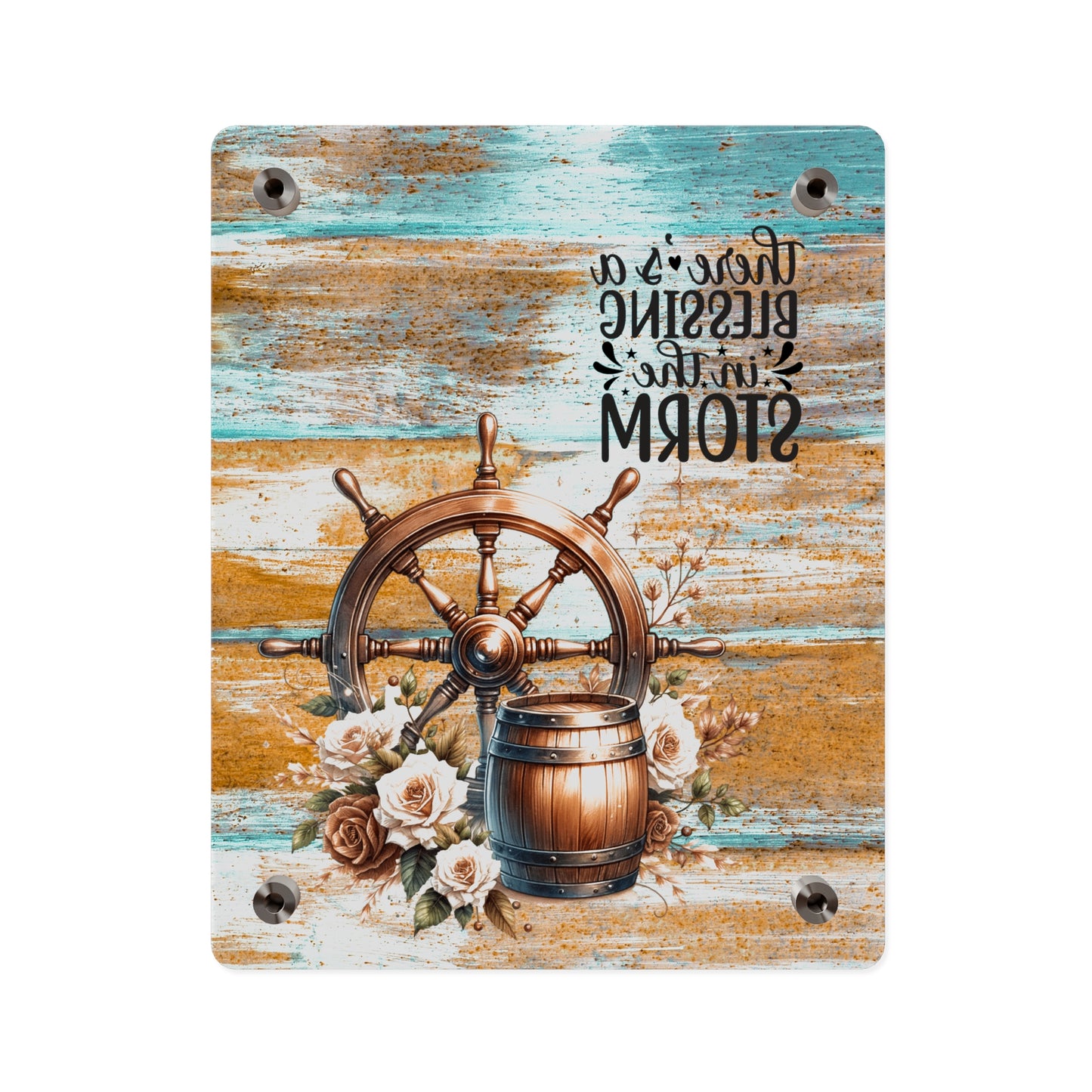 Nautical Blessings Acrylic Wall Art Panel - Inspiring Home Decor