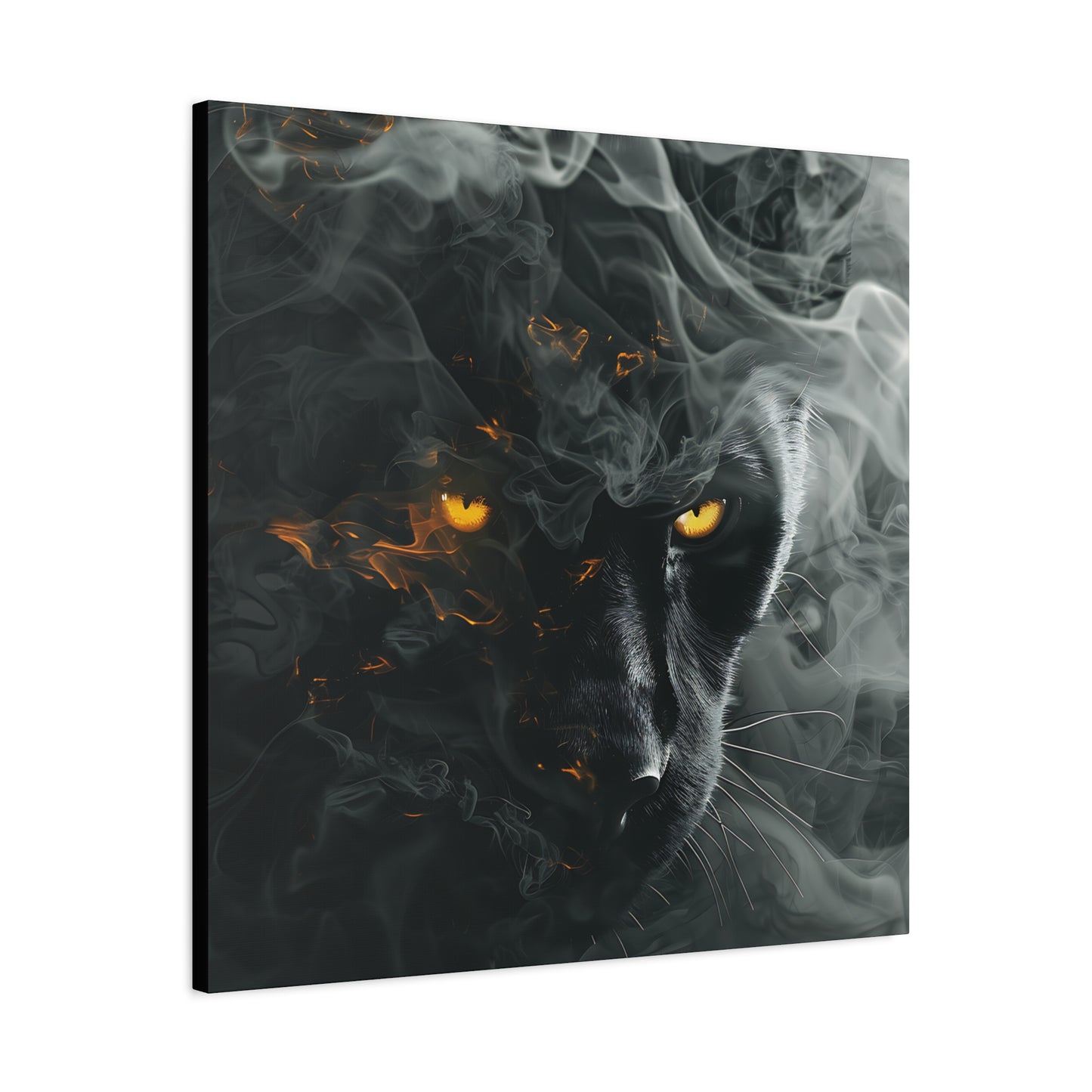 Mystical Panther Canvas Wall Art - 1.25" Stretched Wall Decor