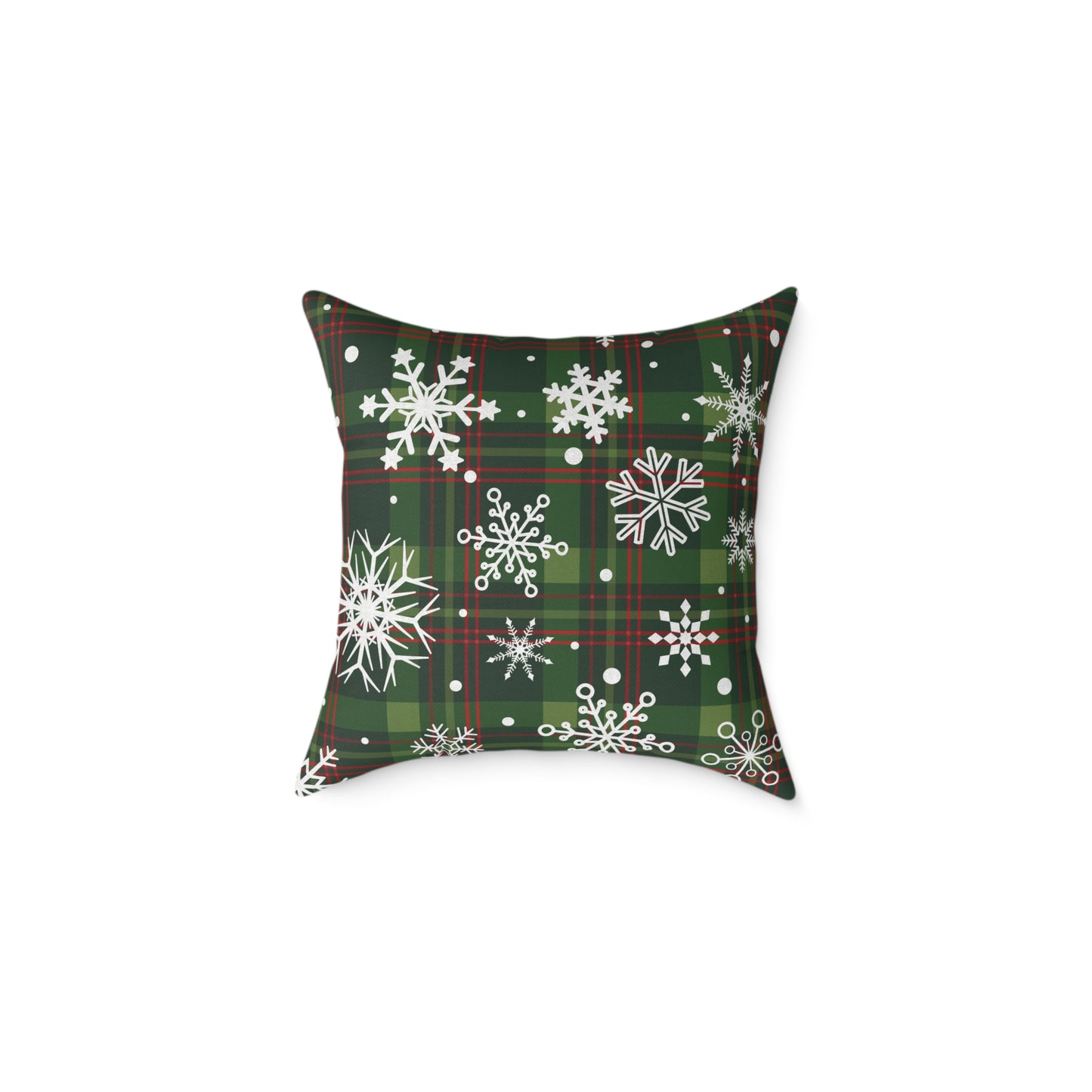 Holiday Humor Square Poly Canvas Pillow, Beautiful Two-Sided Holiday Decor, Holiday Accent for Home or Office, Accent for Any Room