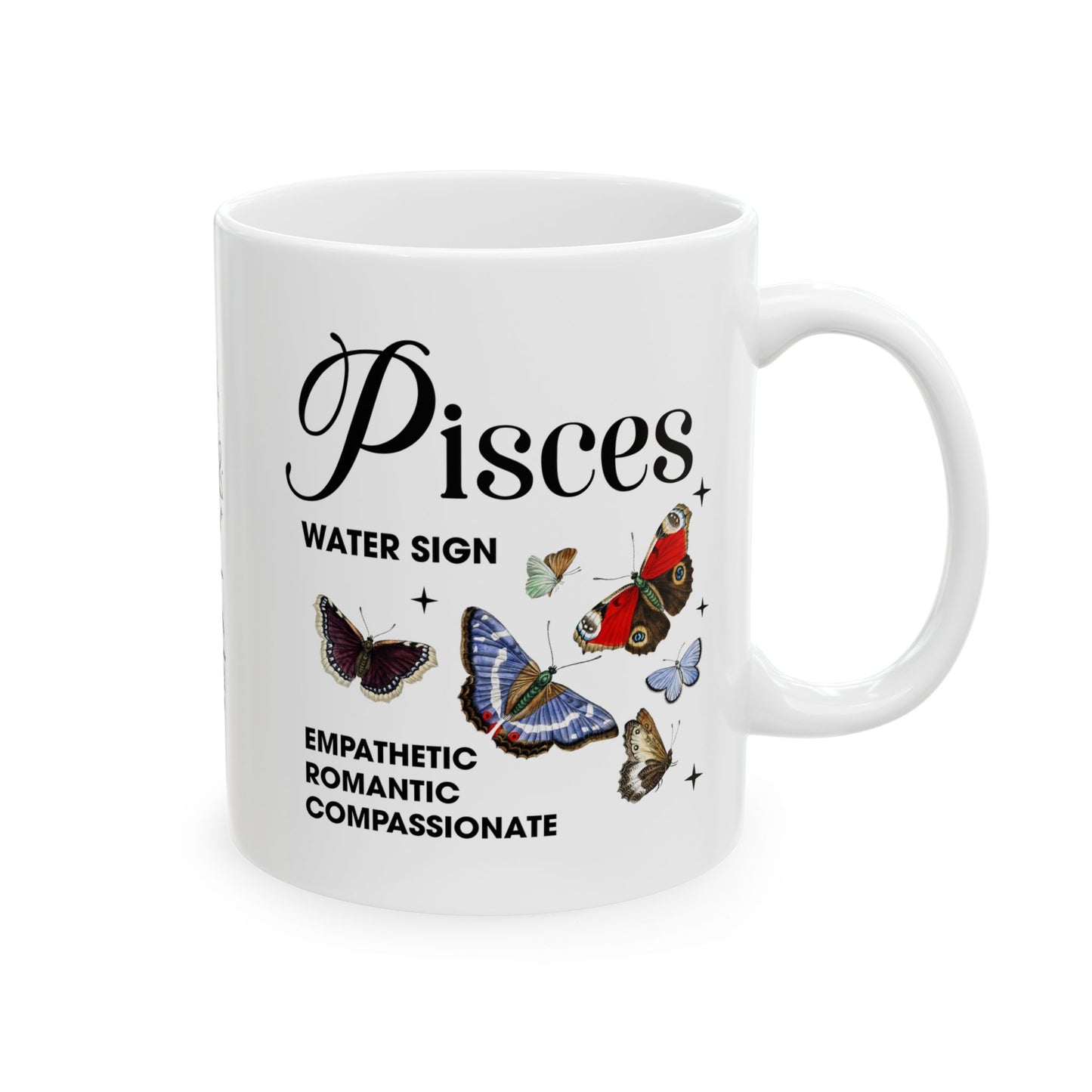 Pisces Zodiac Ceramic Mug (11oz & 15oz) – Astrology Gift for Horoscope Lovers