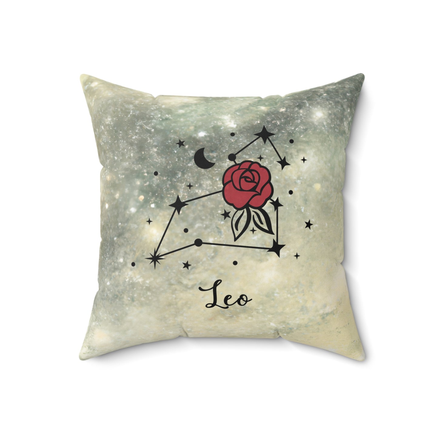 Leo Zodiac Constellation Pillow, Astrology Decor, Star Sign Gift, Home Accent, Birthday Gift, Unique Zodiac Throw Pillow