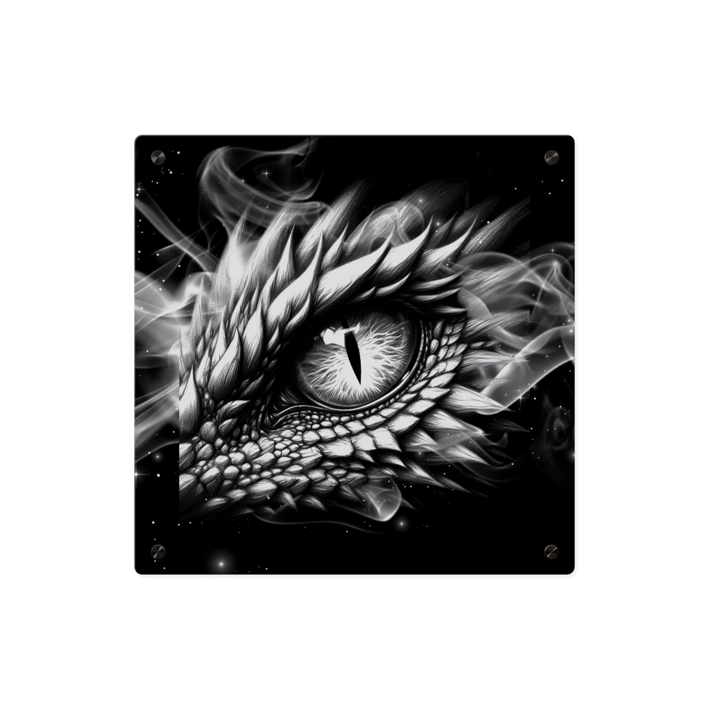 Mystical Dragon Eye Acrylic Wall Art Panels - Home Decor for Fantasy Lovers