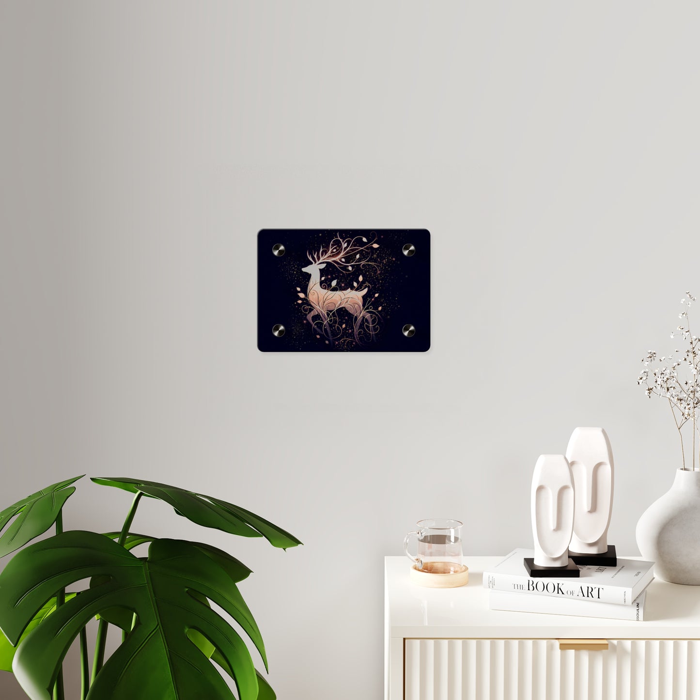 Elegant Deer Acrylic Wall Art Panel - Nature-Inspired Home Decor