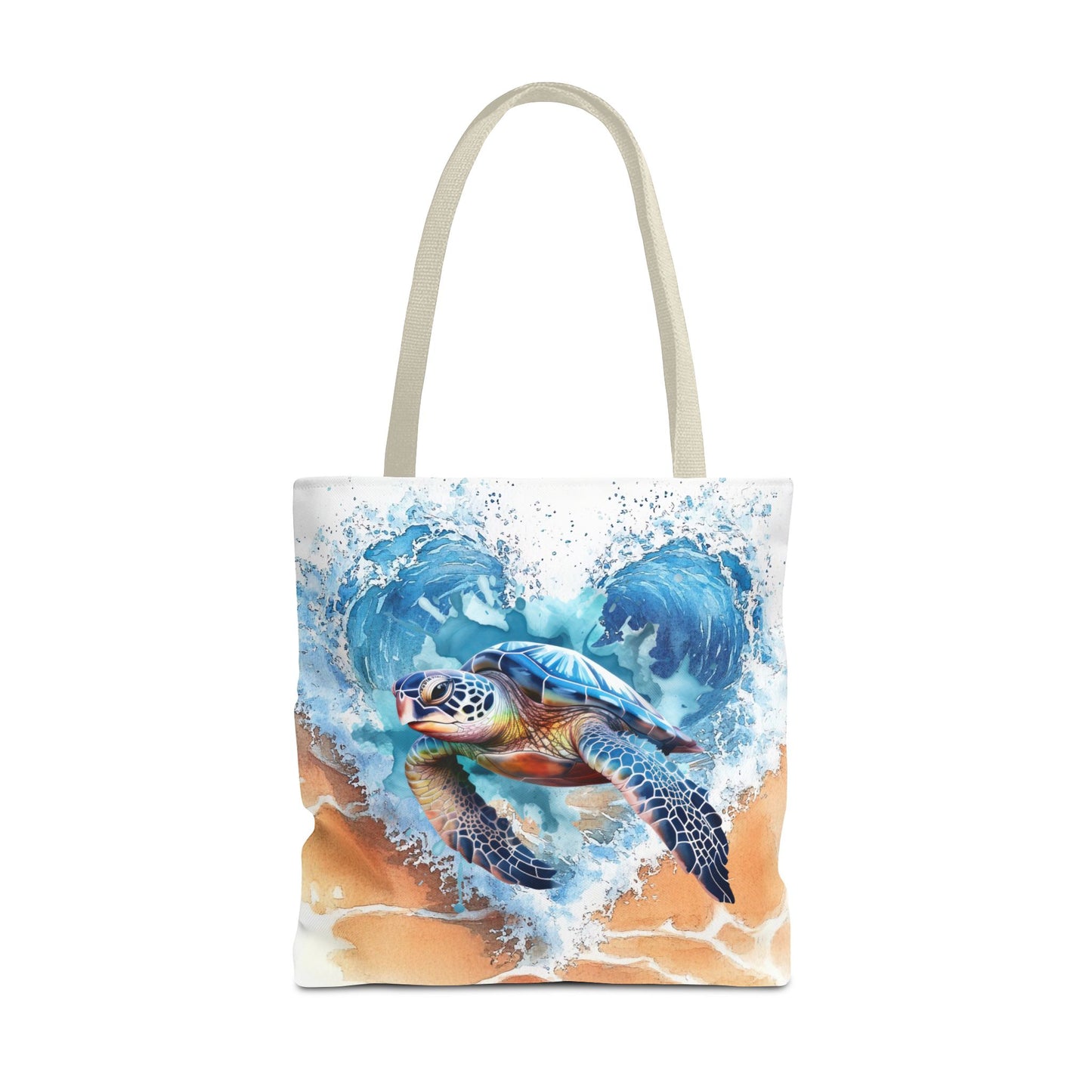 Ocean Turtle Tote Bag - Eco-Friendly, Beach Vibes, Summer Gift, Sea Life Accessory, Environmental Awareness