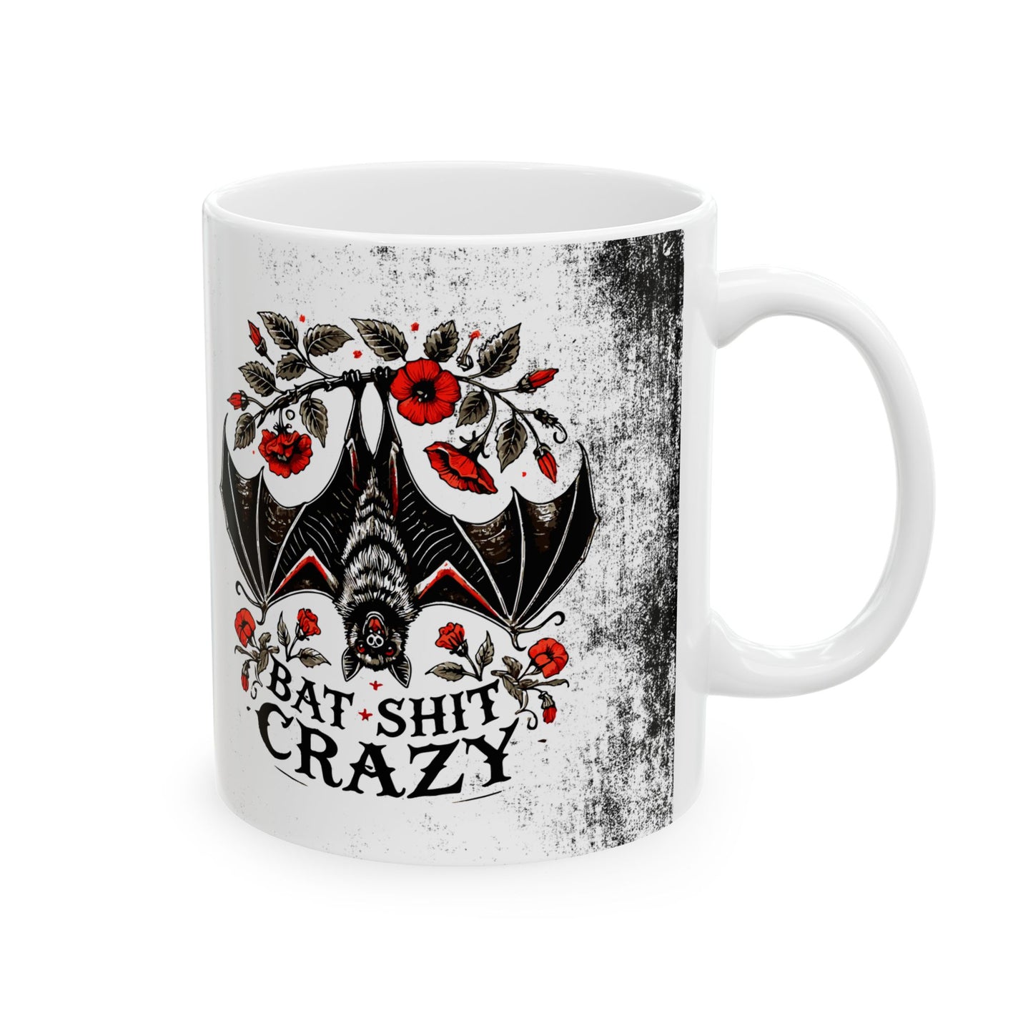 Ceramic Mug - "Baby, I'm Bat Crazy" - Gothic Coffee Mug (11oz, 15oz)