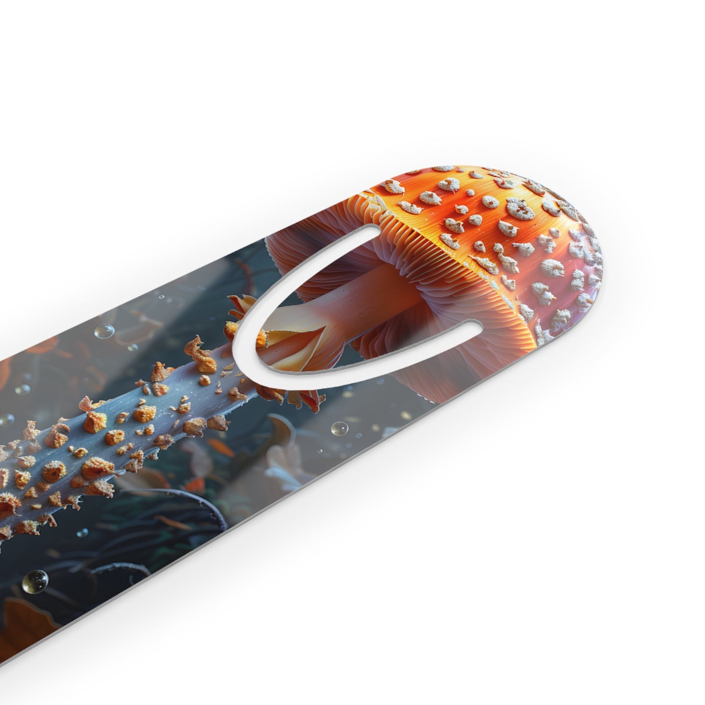 Rustic Mushroom Bookmark - Metal Page Marker for Book Lovers