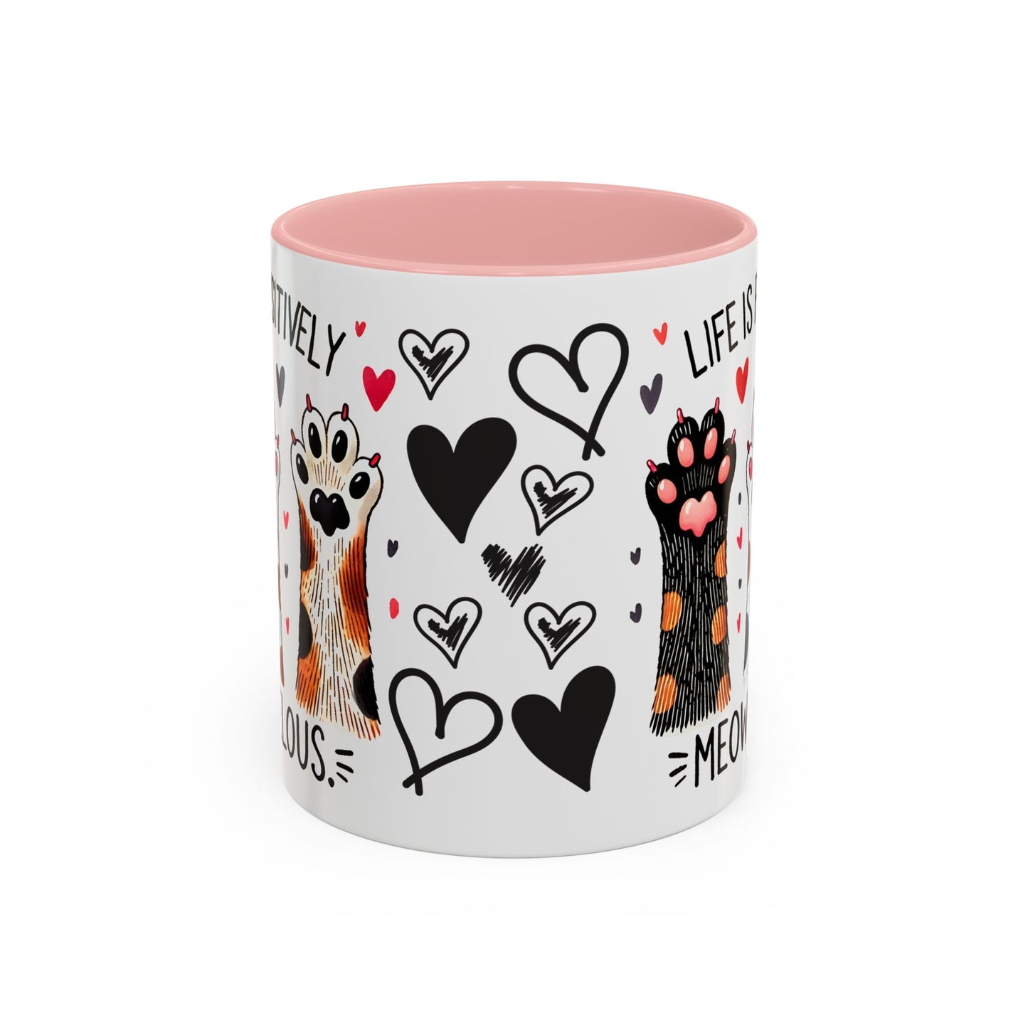 Coffee Mug - Humorous Stylish Cat Saying Mug, Gift Mug for Cat Lovers, Animal Lover Gift Idea, Housewarming Gift