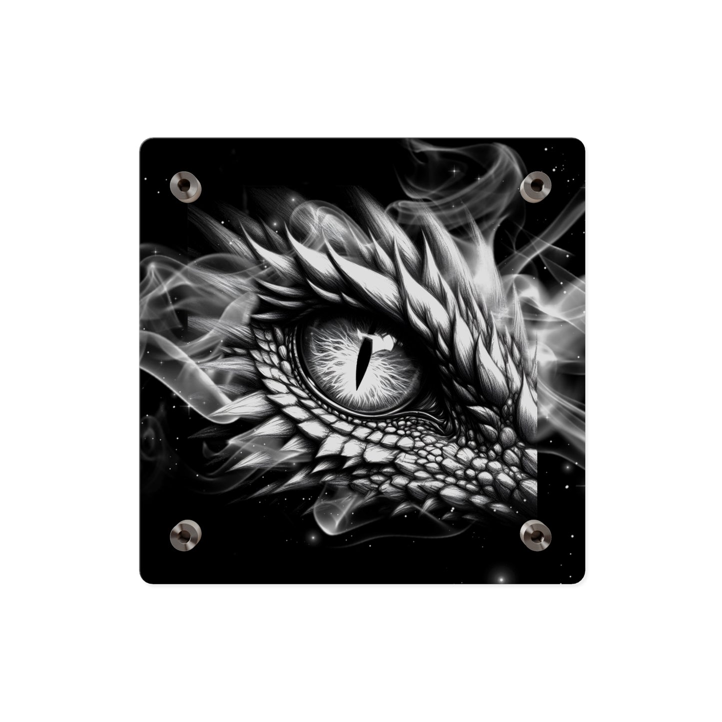 Mystical Dragon Eye Acrylic Wall Art Panels - Home Decor for Fantasy Lovers