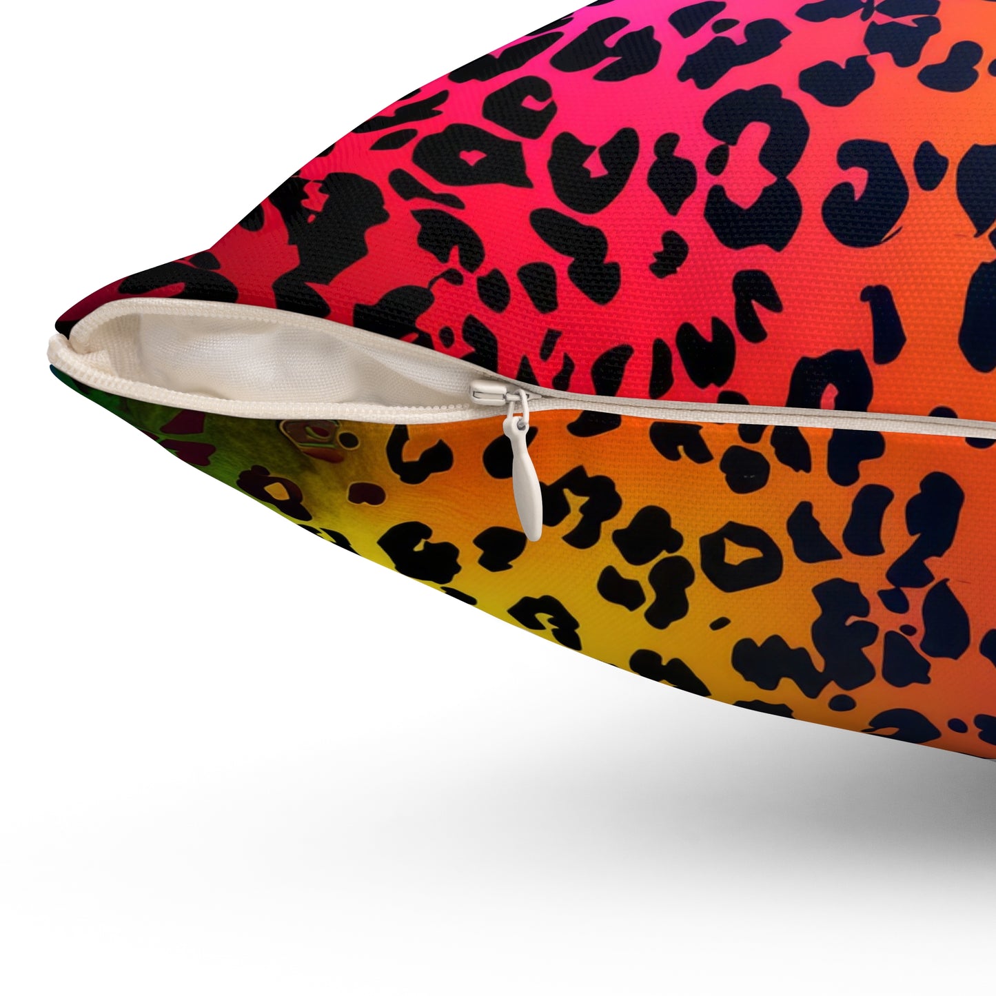 Animal Print with Eyes Decor Spun Polyester Square Pillow, Accent for Any Room, Great Housewarming or Any Occasion Gift Idea for Anyone