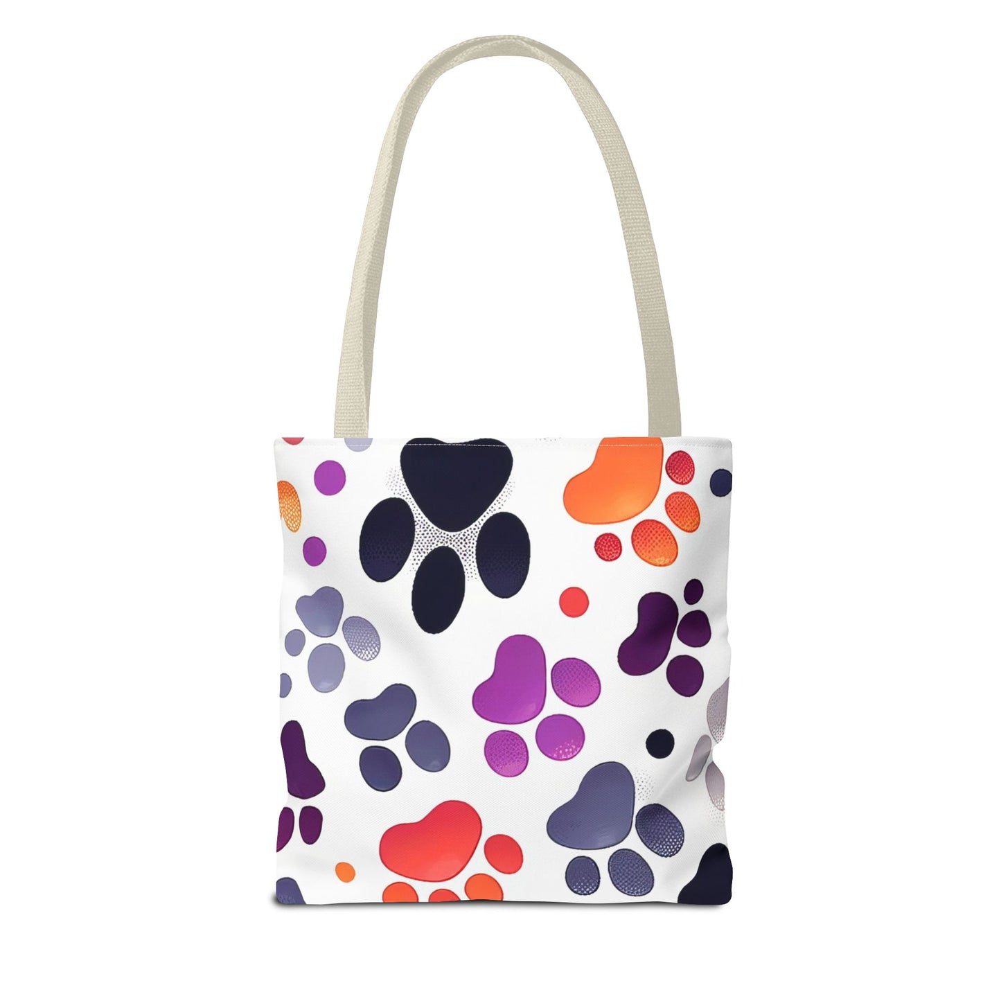 Paw Print FashionableTote Bag (AOP), Stylish, Animal Lovers, Pet Lovers, Great Gift Idea for Birthdays, Holidays or Any Occasion for Anyone