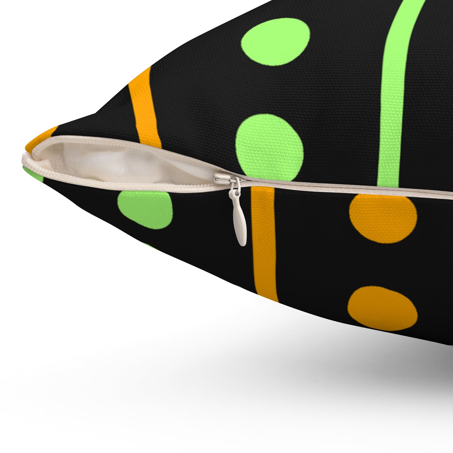 Decorative Halloween Theme Spun Polyester Square Pillow, Beautiful Home or Office Decor, Accent for Any Room for Everyday or Any Occasion