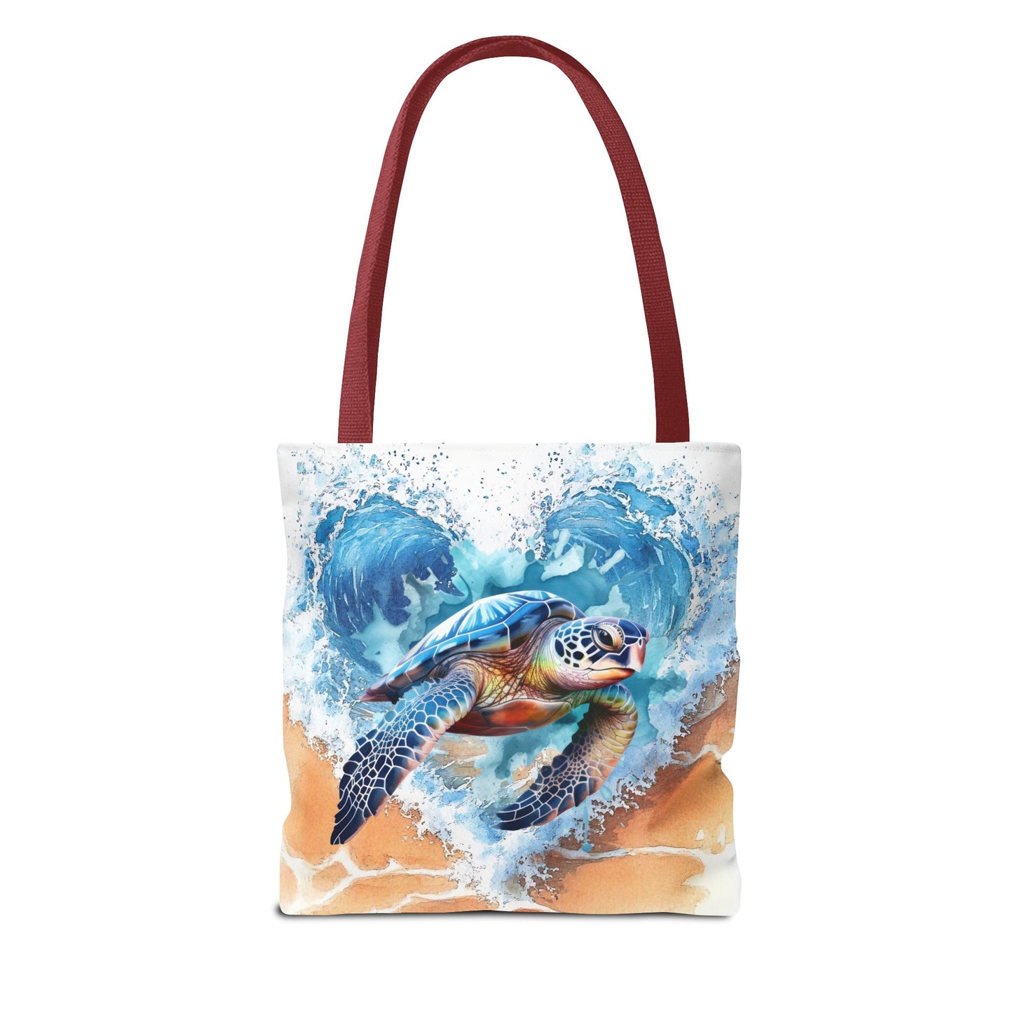 Ocean Turtle Tote Bag - Eco-Friendly, Beach Vibes, Summer Gift, Sea Life Accessory, Environmental Awareness