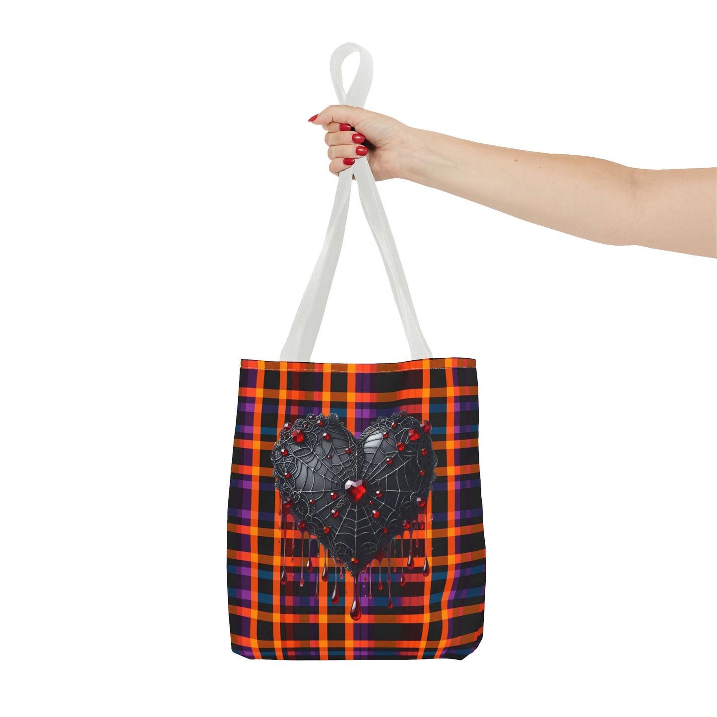 Fashionable Halloween Theme Tote Bag (AOP), Fun Stylish for Everyday or Occasion, Perfect for Halloween Lovers, Gift Idea for Anyone